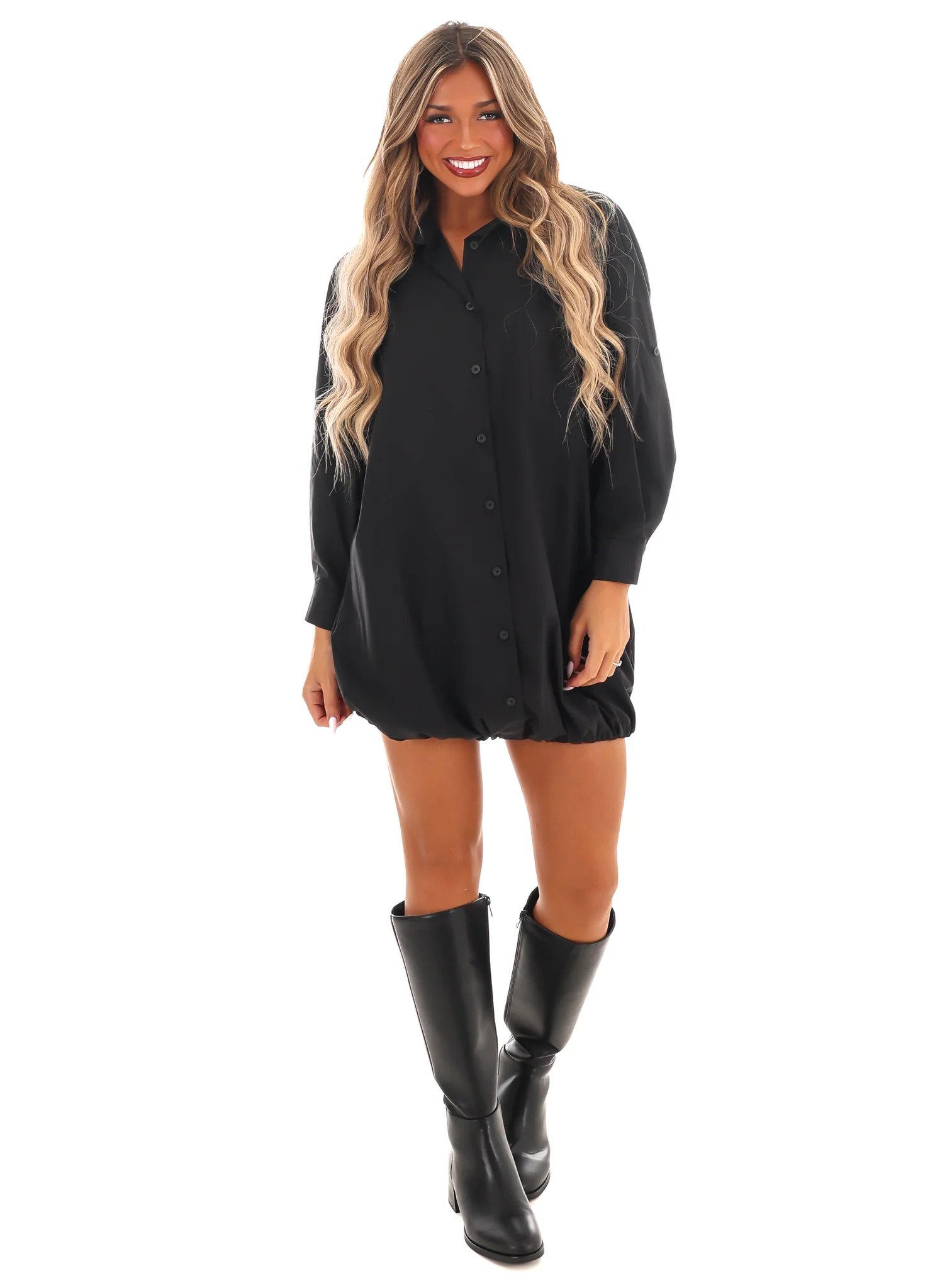 Don't Give Up Oversized Shirt Dress - Image 7