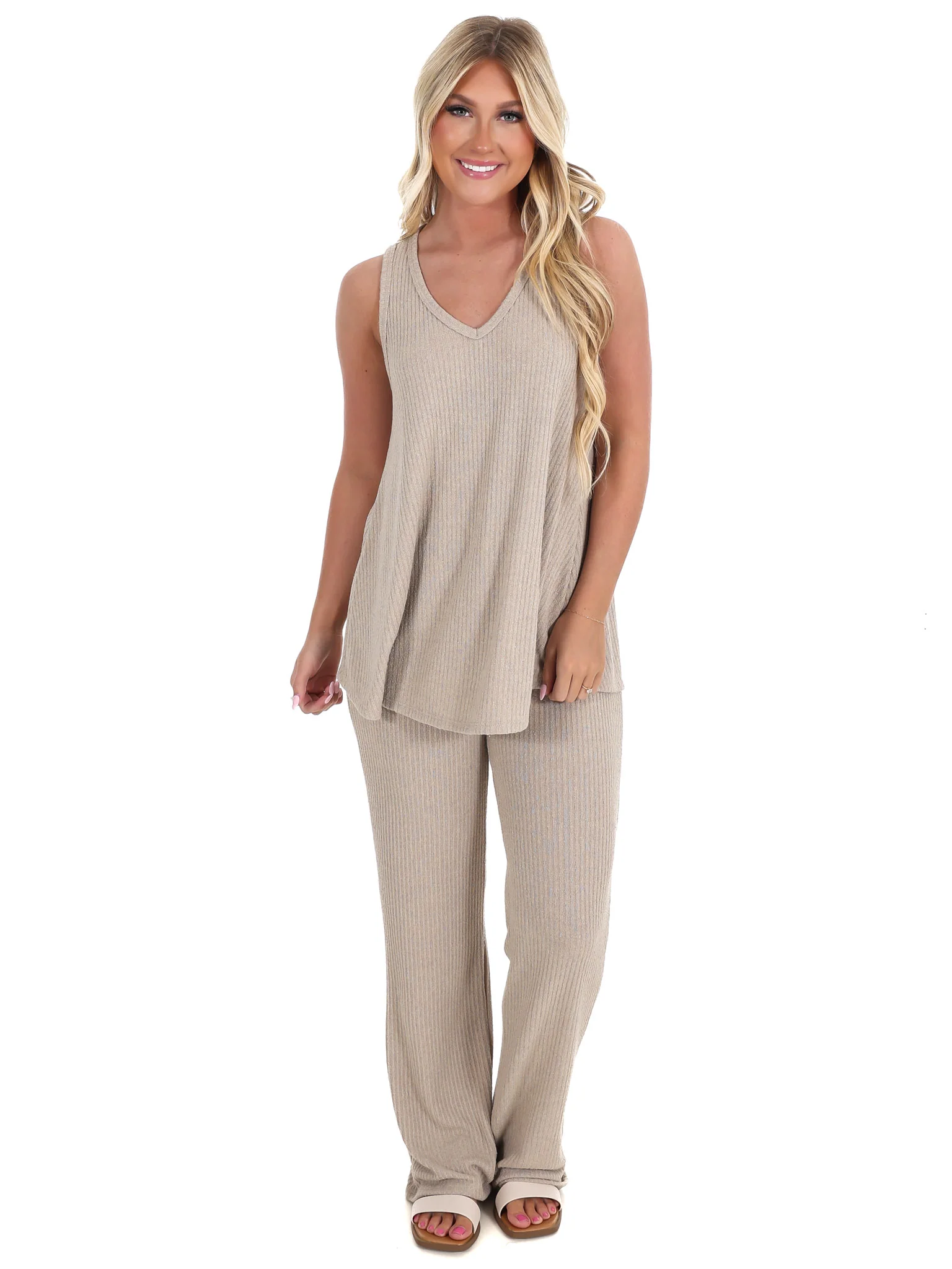 Don't Wanna Know Ribbed Two Piece Set - Image 11