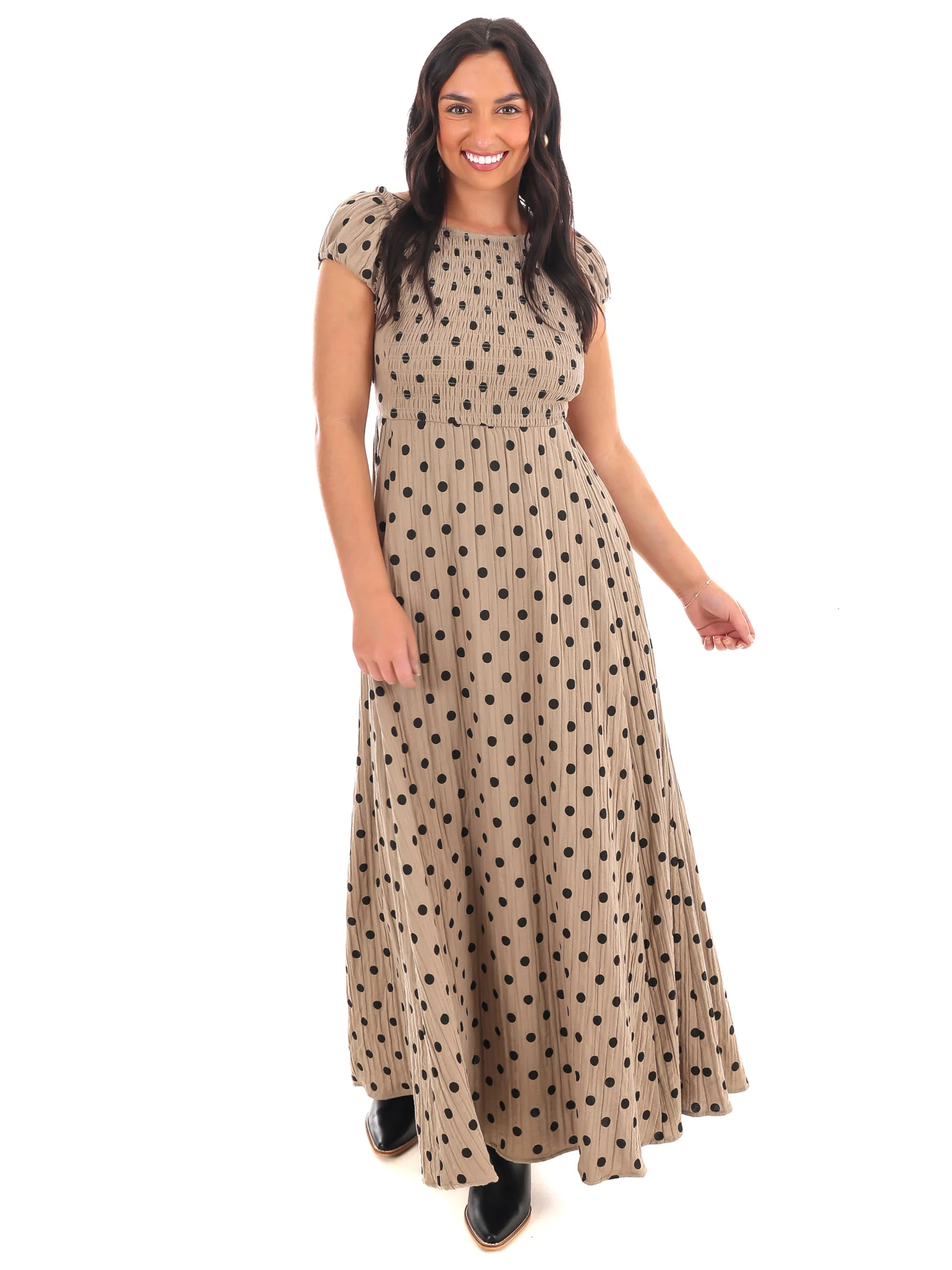 Dotted Daydream Maxi Dress - Image 4