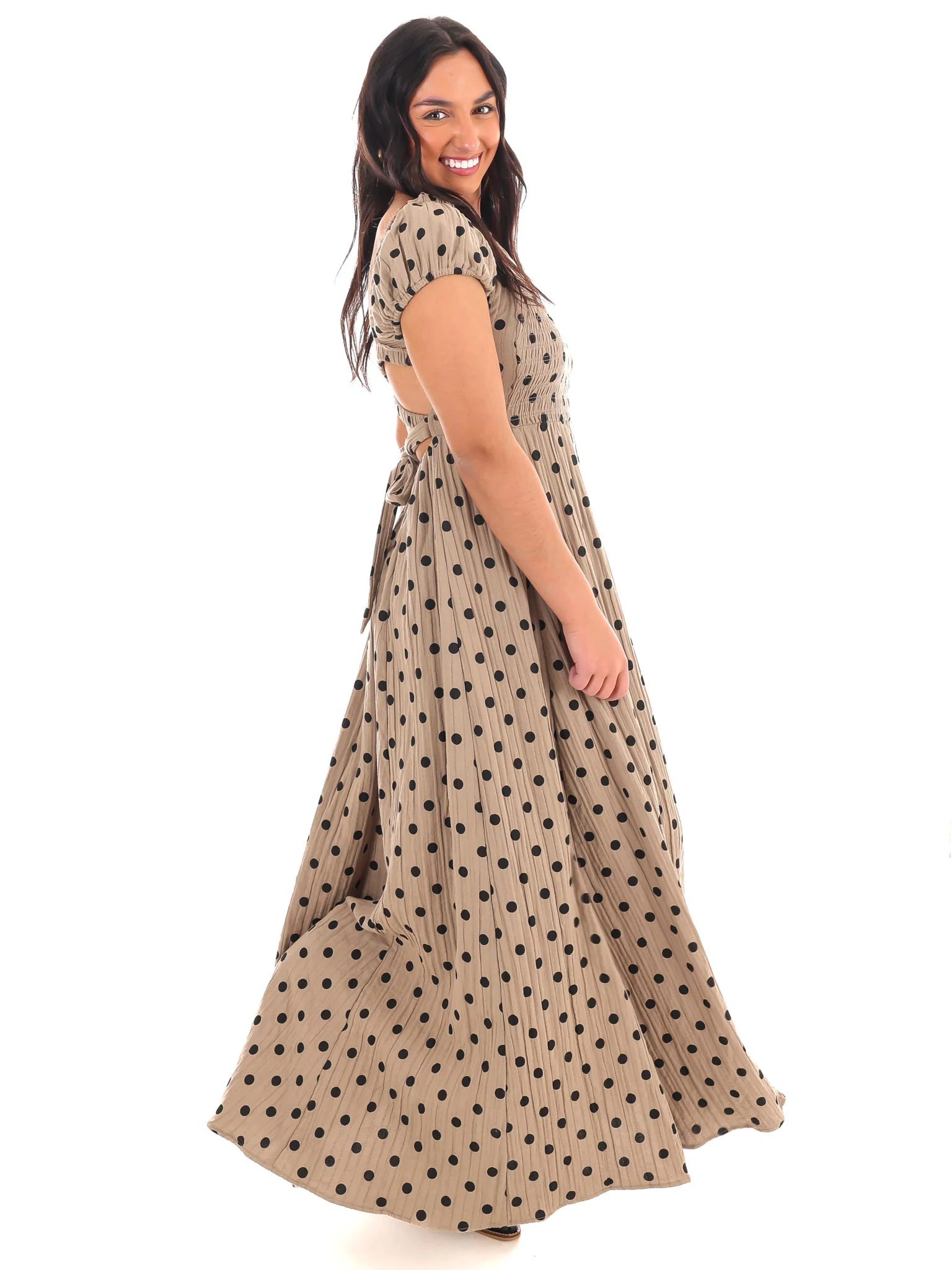 Dotted Daydream Maxi Dress - Image 6