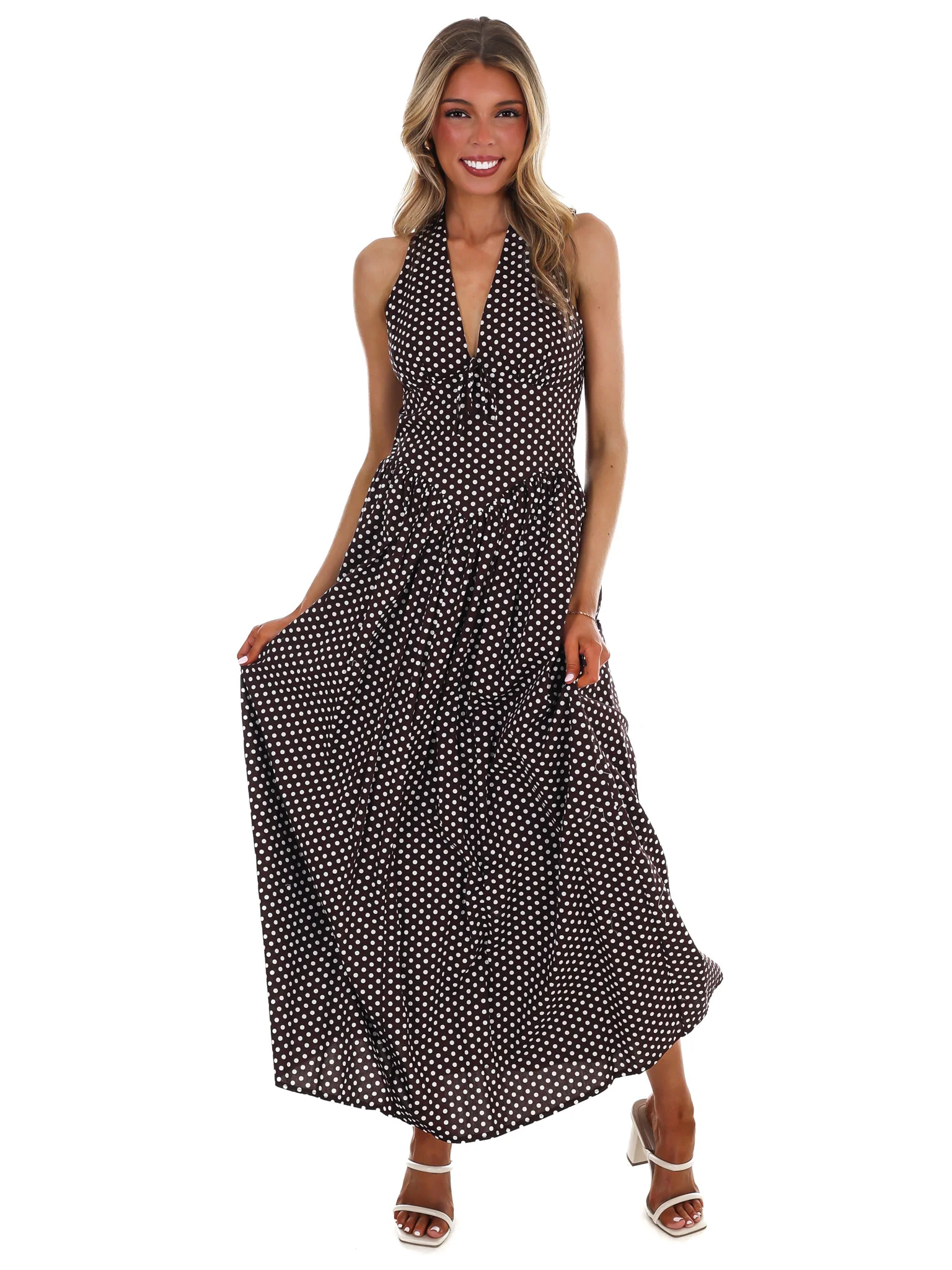 Dotted in Dreams Maxi Dress - Image 4