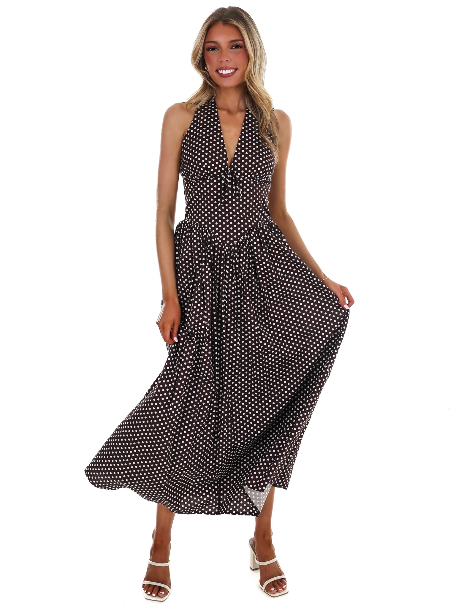 Dotted in Dreams Maxi Dress - Image 5