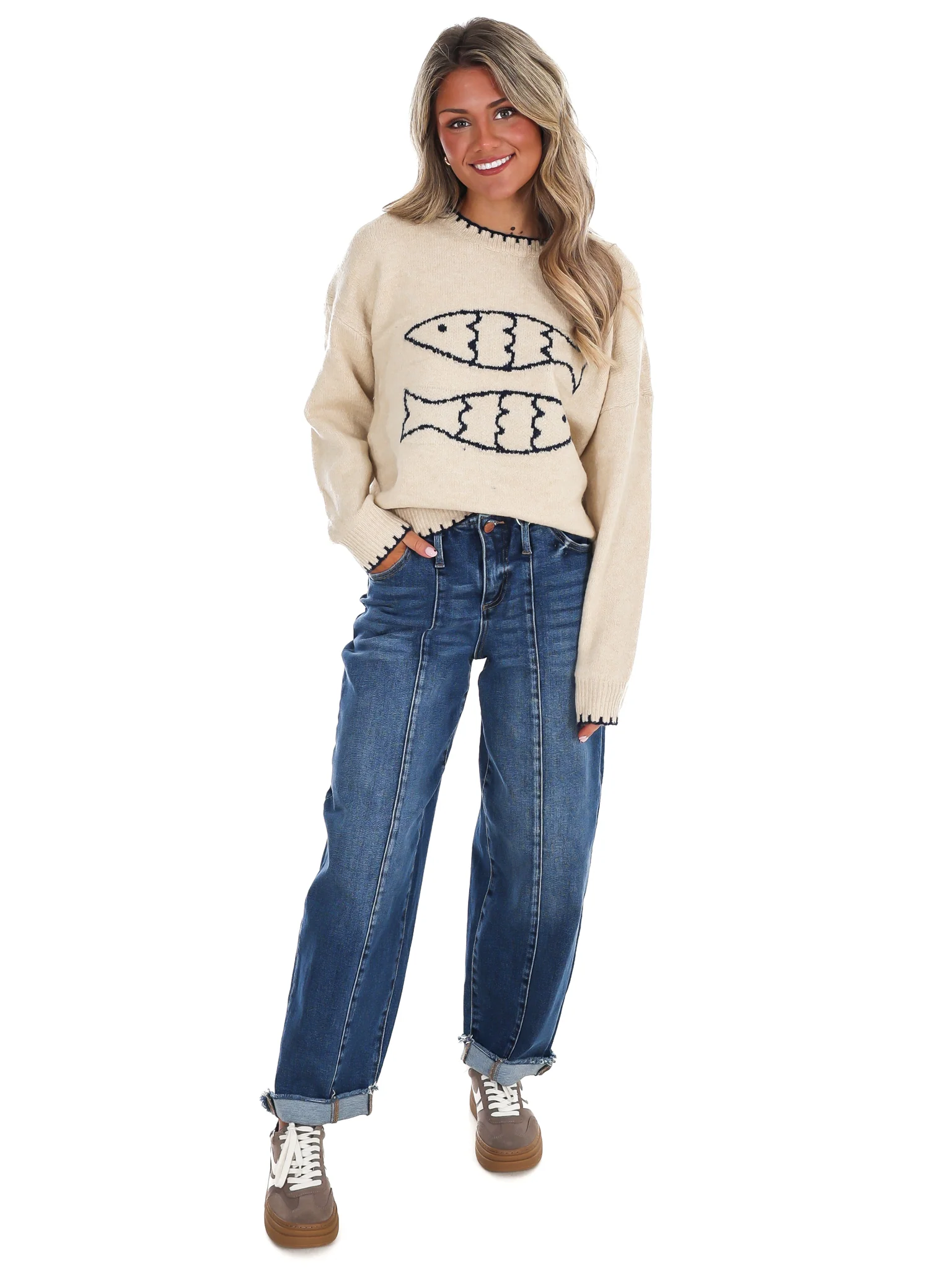 Double Fish Sweater - Image 2