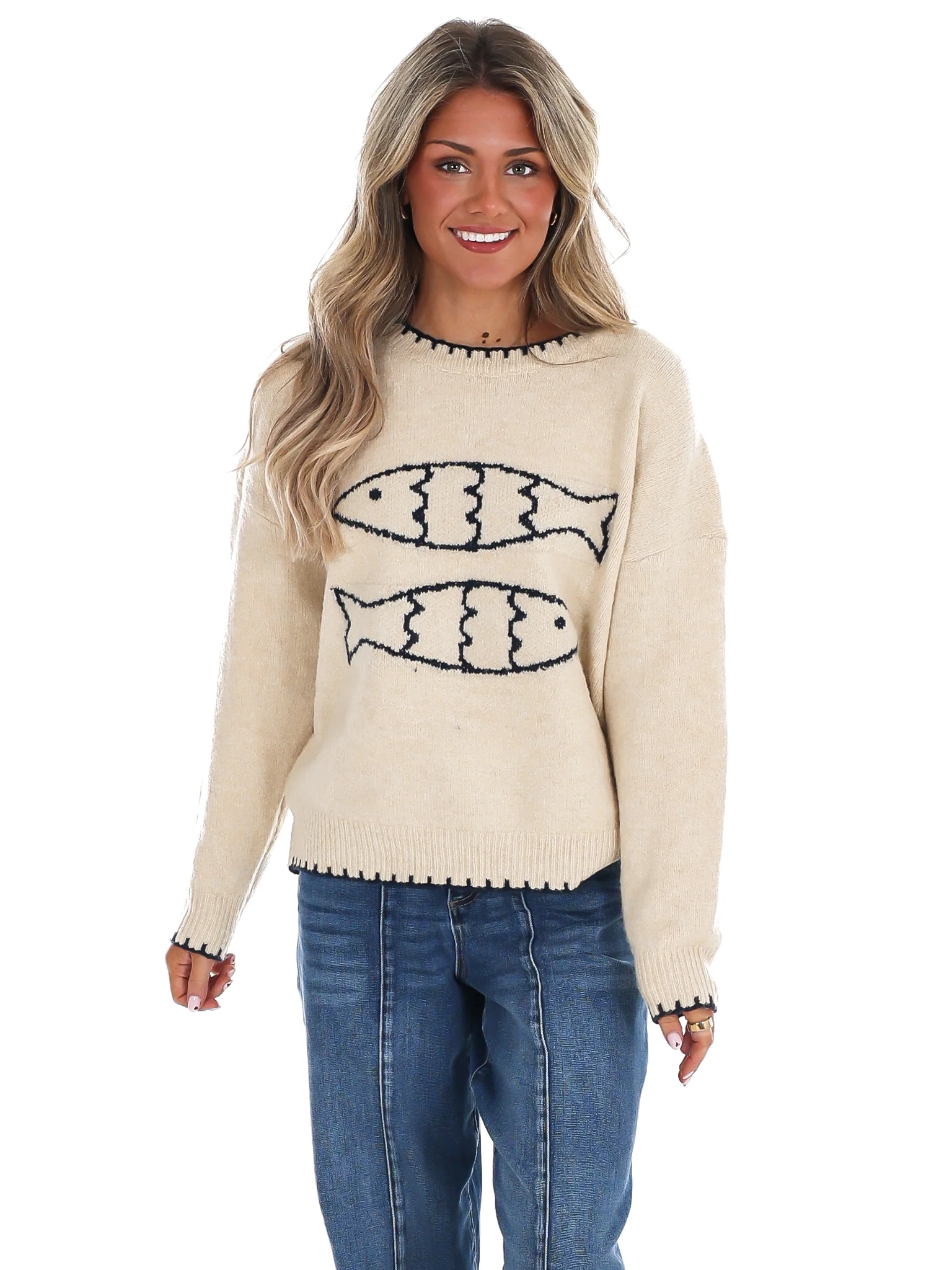 Double Fish Sweater - Image 3