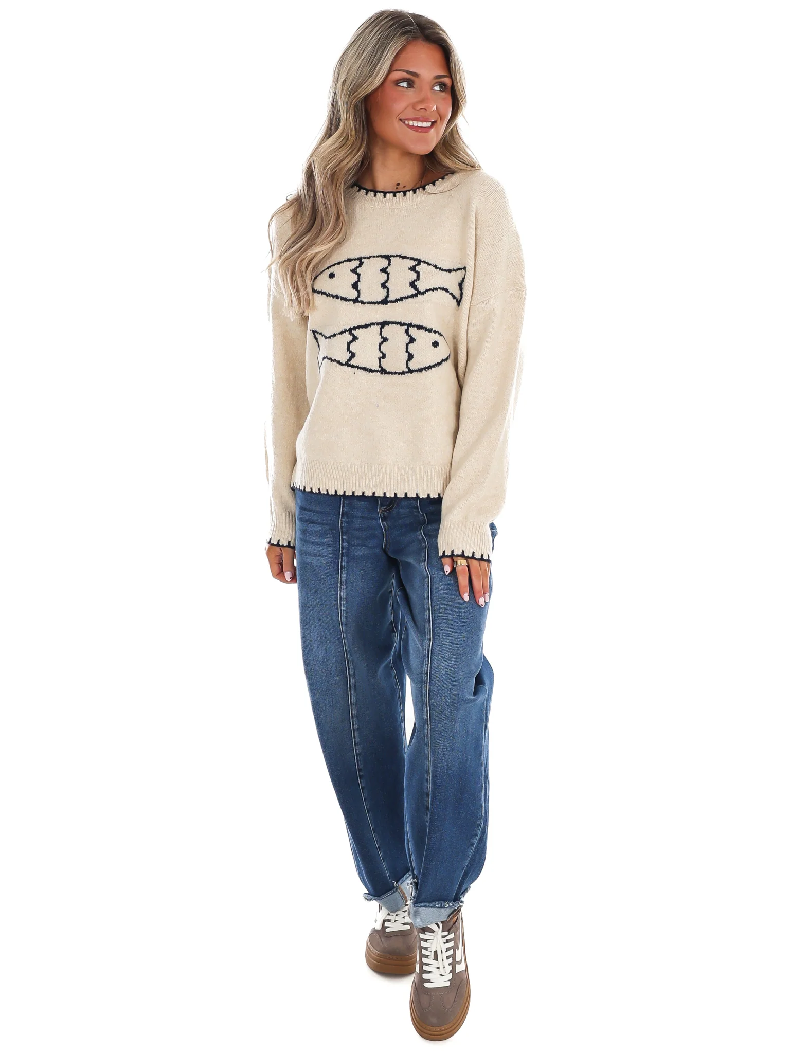 Double Fish Sweater - Image 4