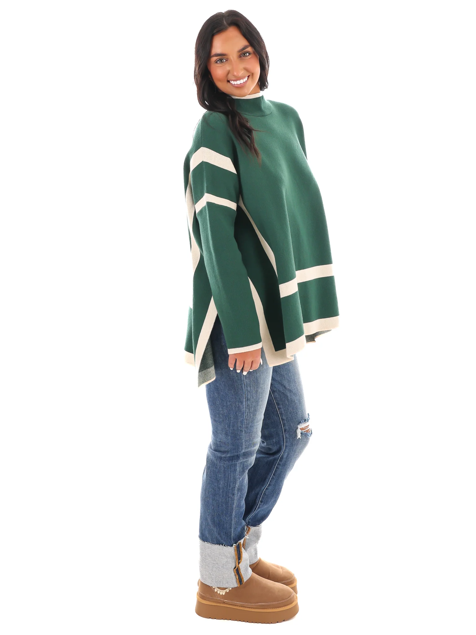 Double Vision Mock Neck Sweater - Image 7