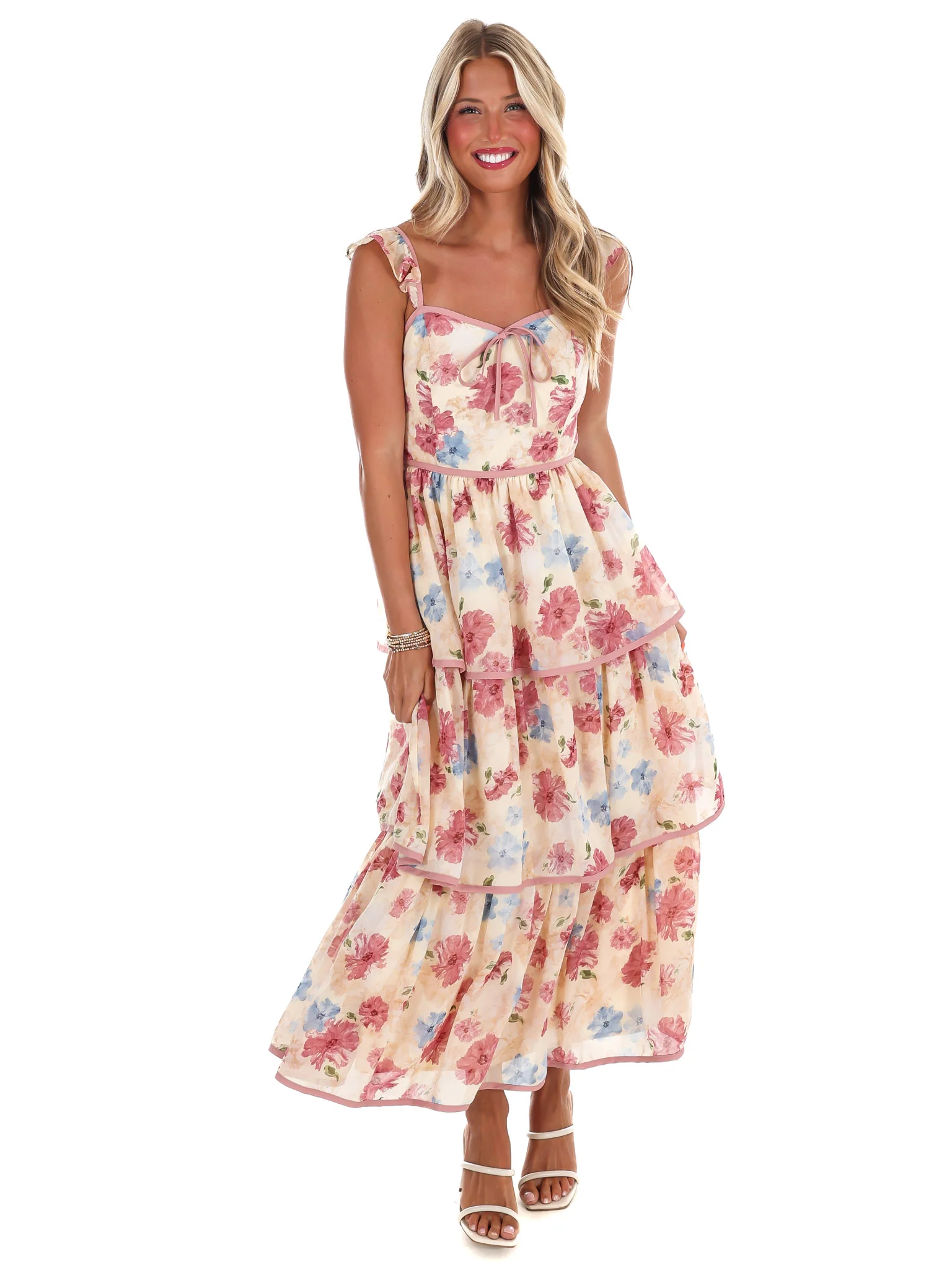 Dream Garden Floral Midi Dress - Image 10