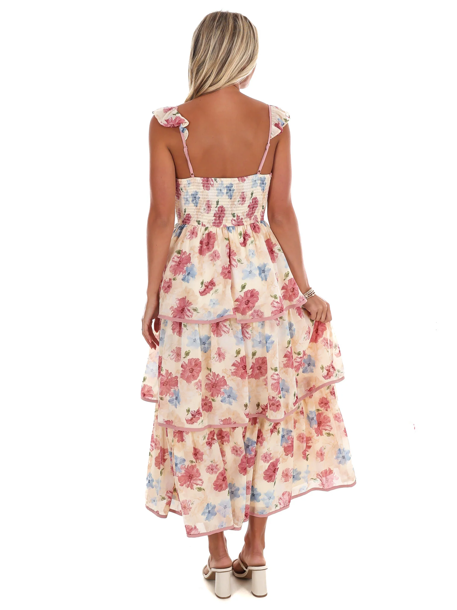Dream Garden Floral Midi Dress - Image 13