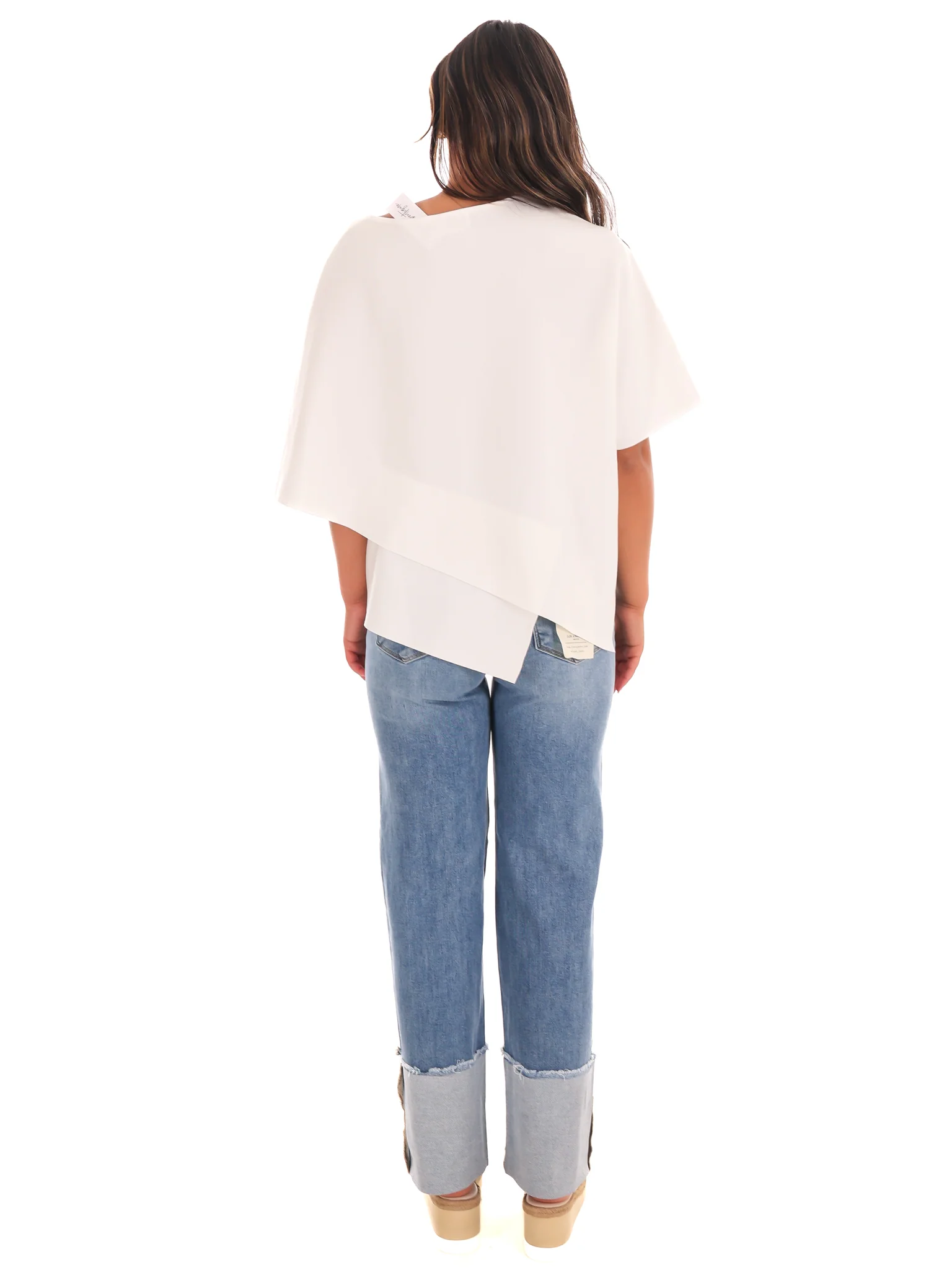 Dreamy Days Asymmetric Poncho Top - Image 8