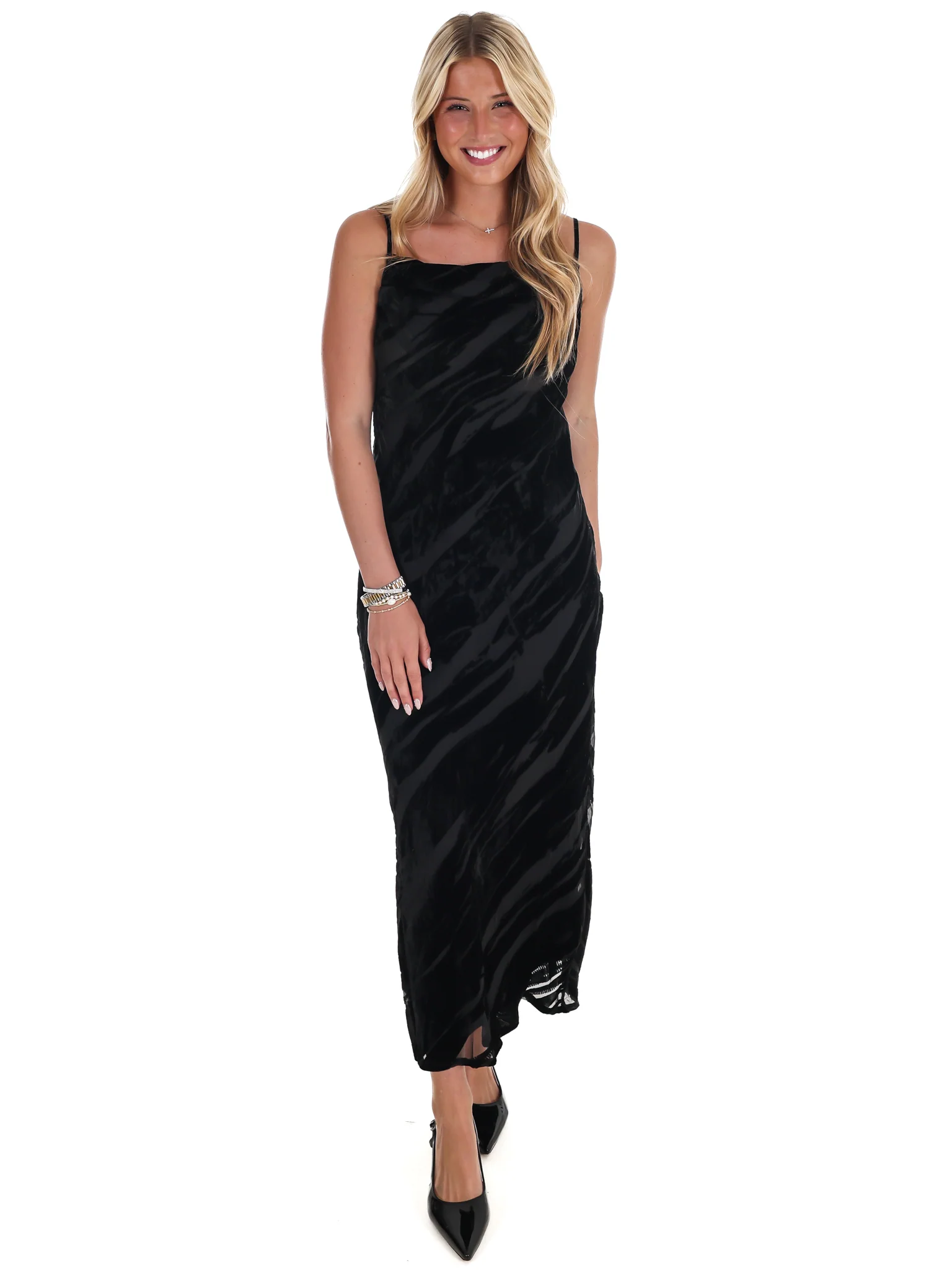 Dress to Impress Suede Textured Midi Dress - Image 6