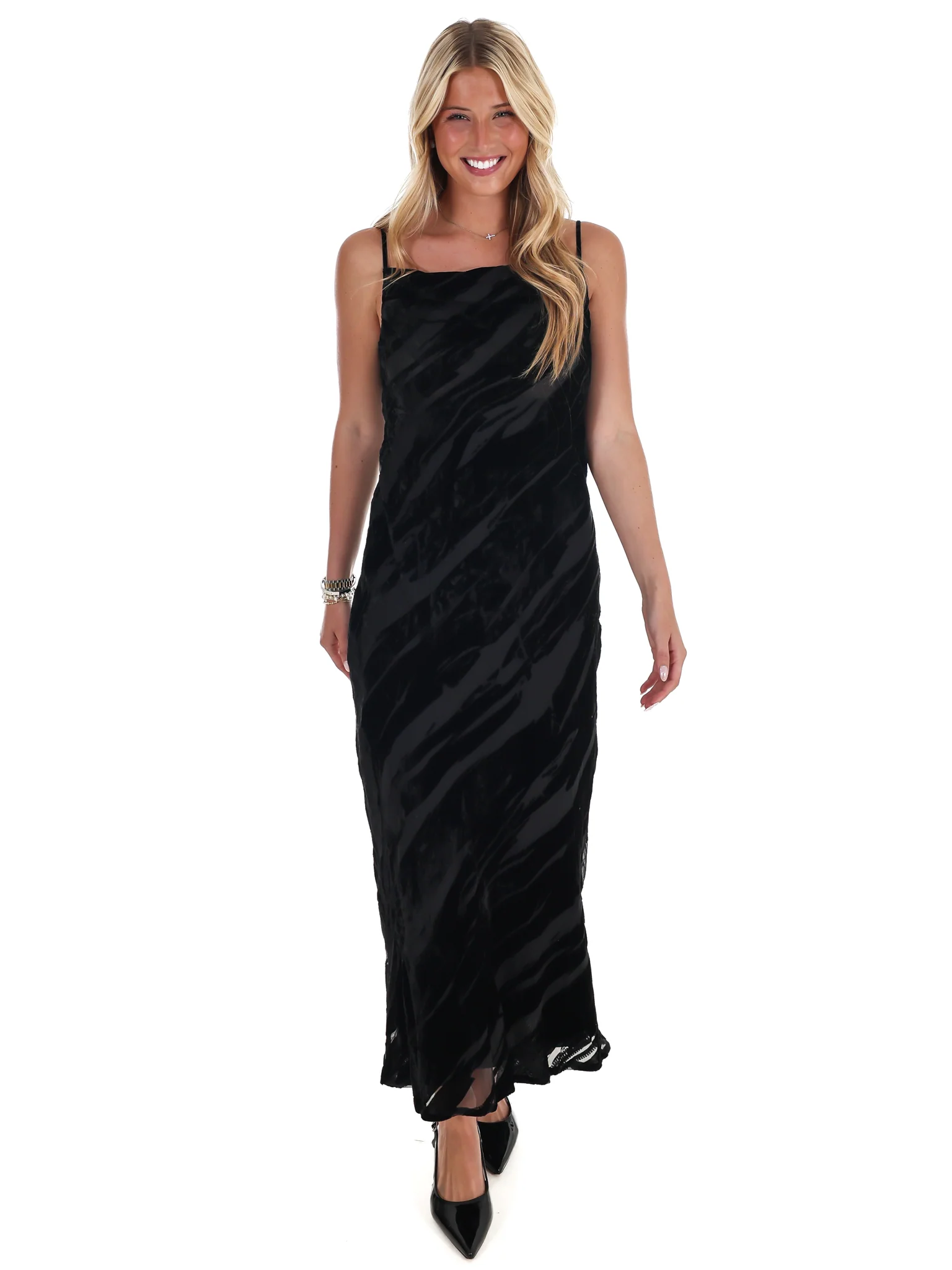 Dress to Impress Suede Textured Midi Dress - Image 7