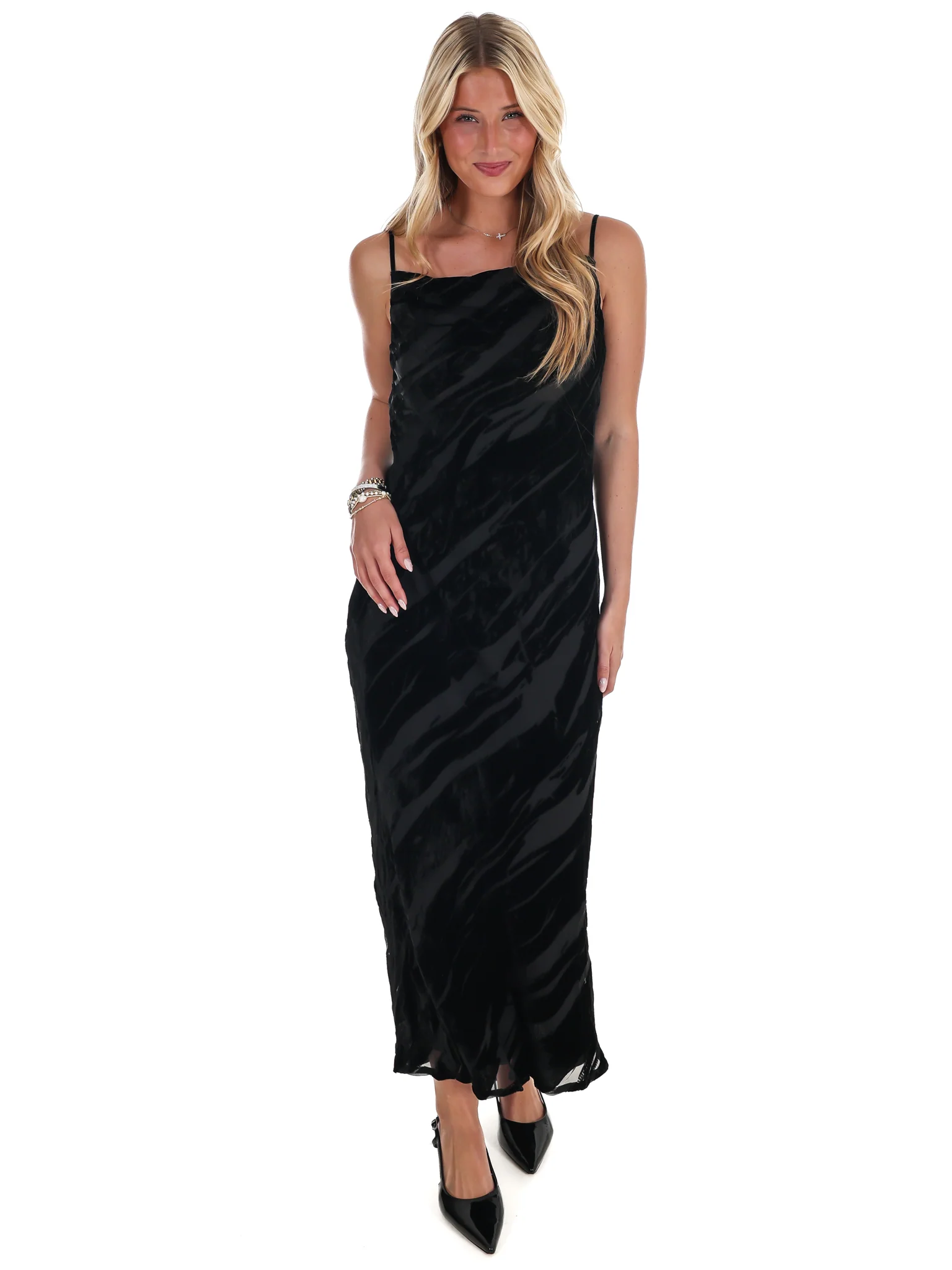 Dress to Impress Suede Textured Midi Dress - Image 9