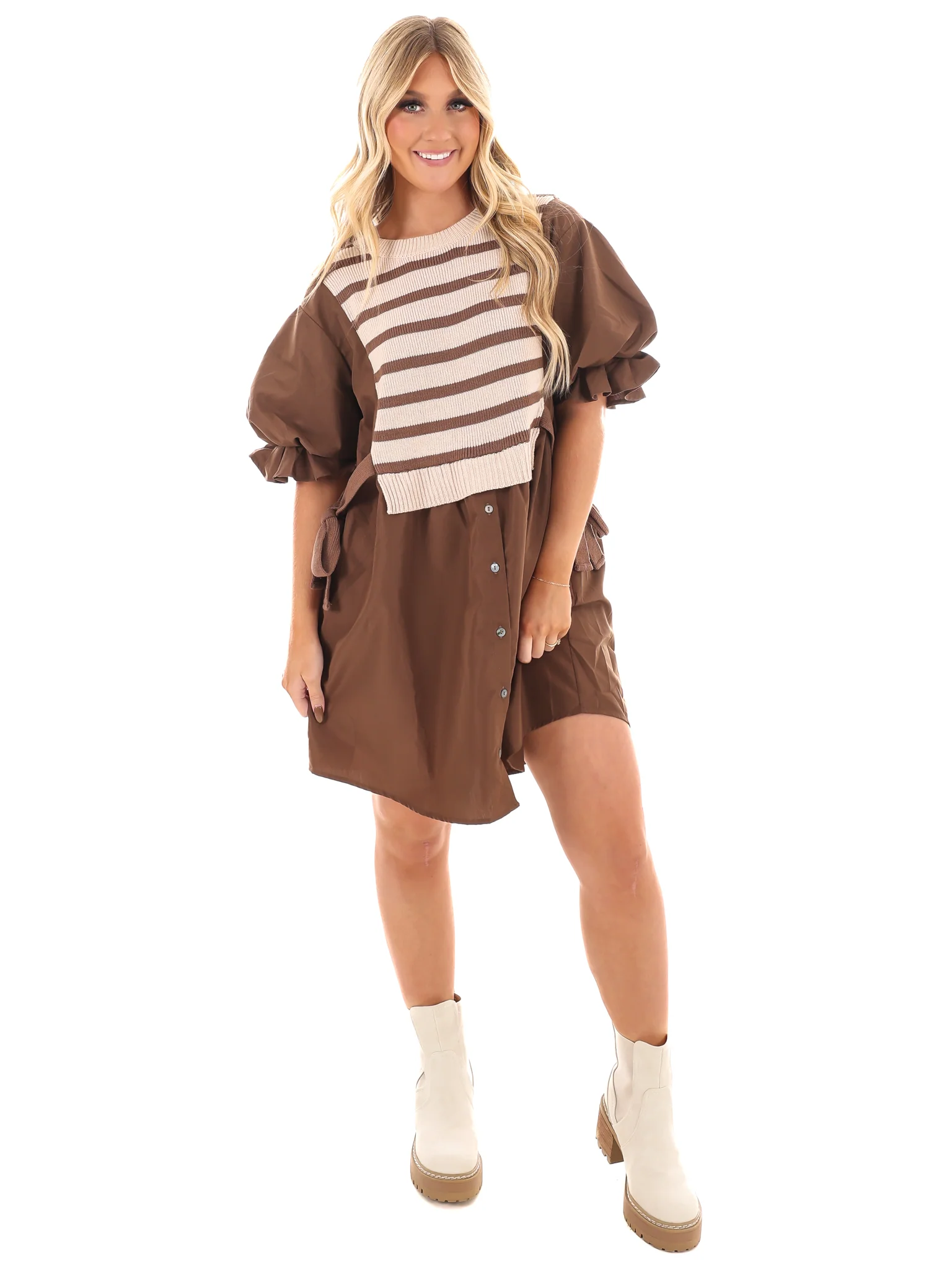 Dual Charm Twofer Mini Dress - Image 11