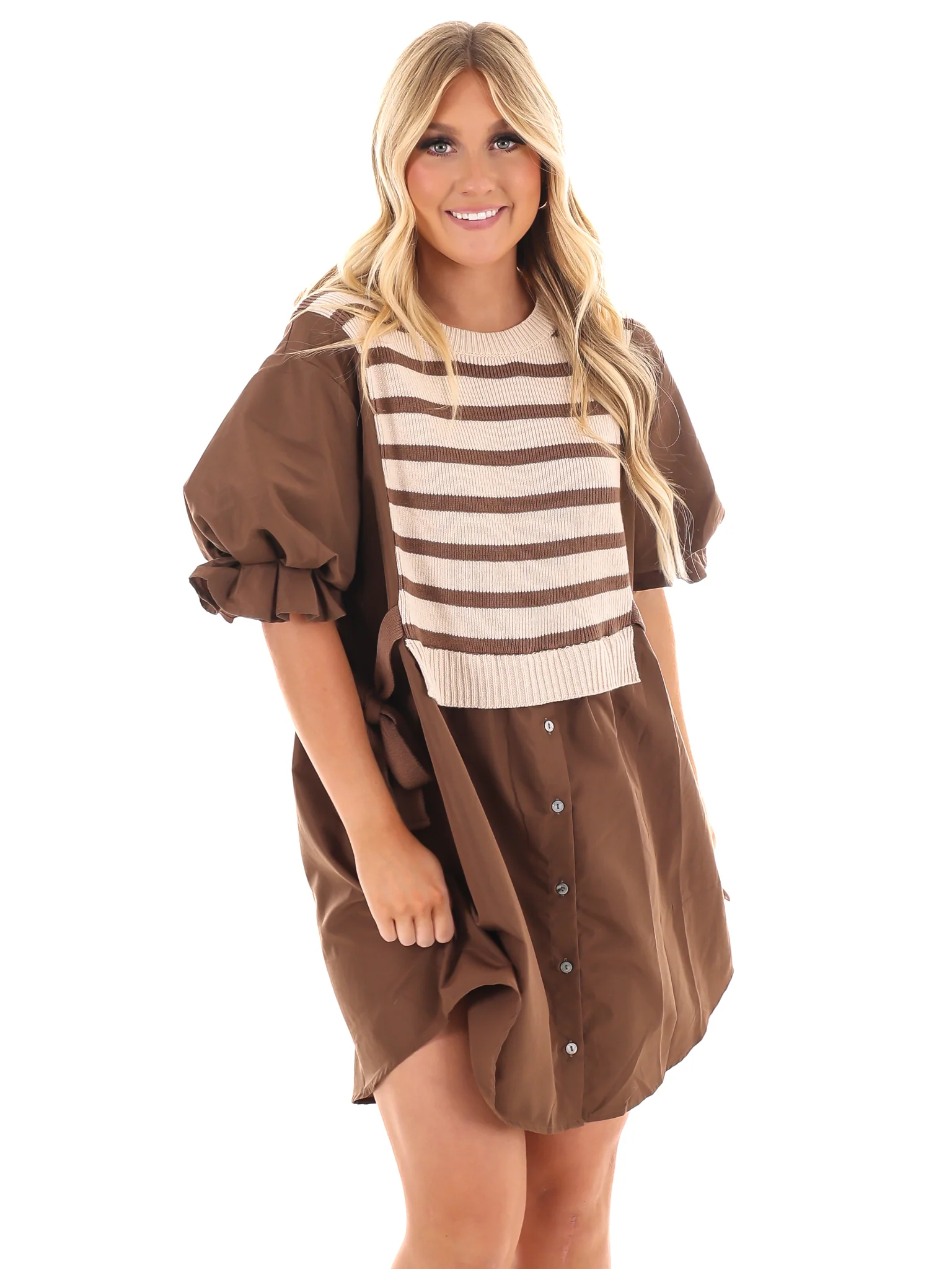 Dual Charm Twofer Mini Dress - Image 12
