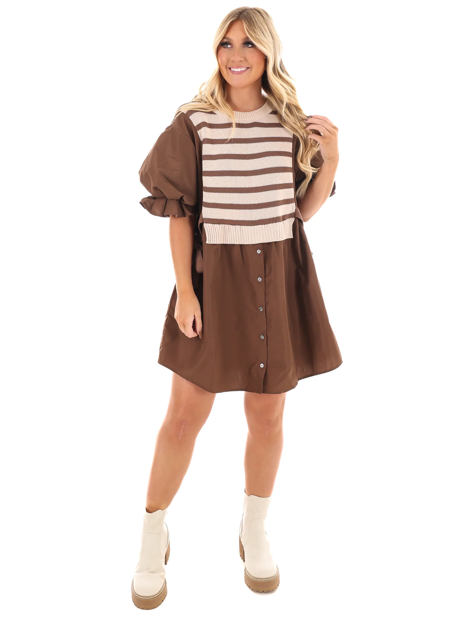 Dual Charm Twofer Mini Dress - Image 9