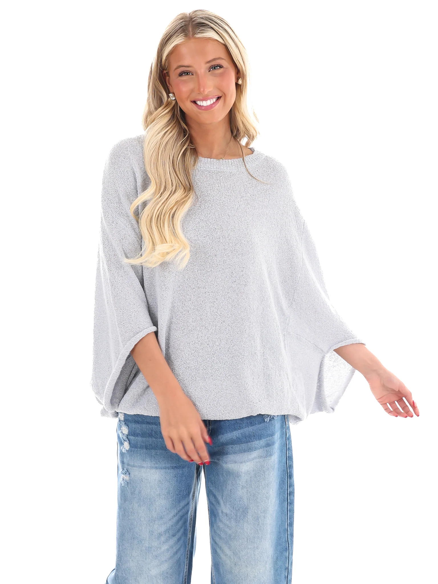 Early Riser Dolman Sweater Top - Image 3