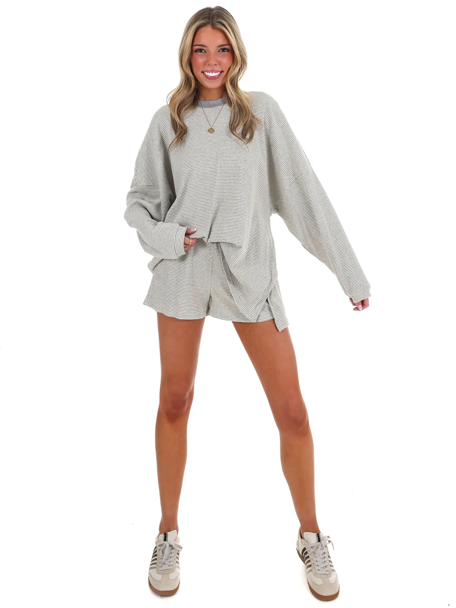 Easy Afternoon Stripe Oversized Top - Image 14