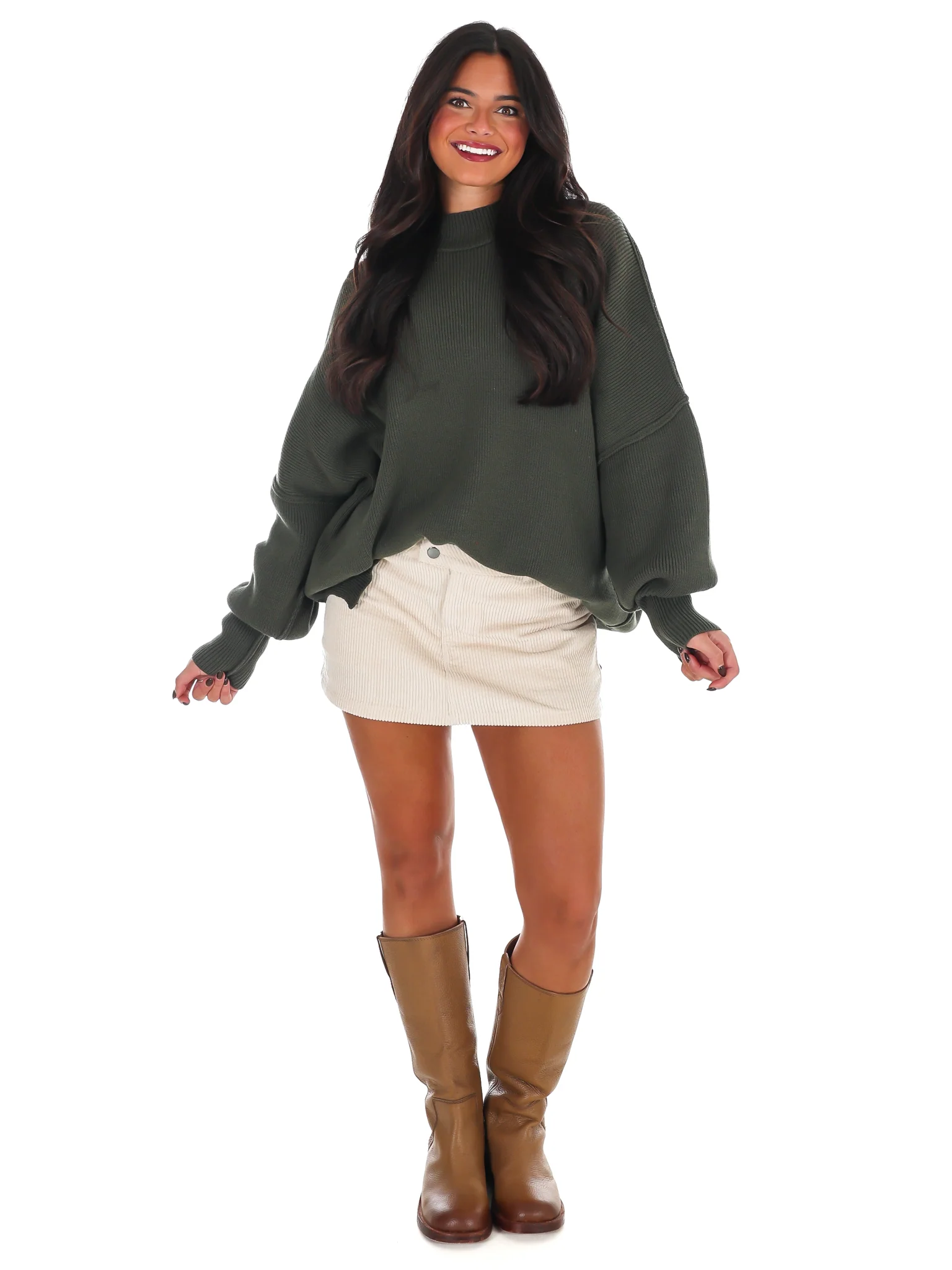 Easy Oversized Ribbed Sweater Doorbuster - Image 36