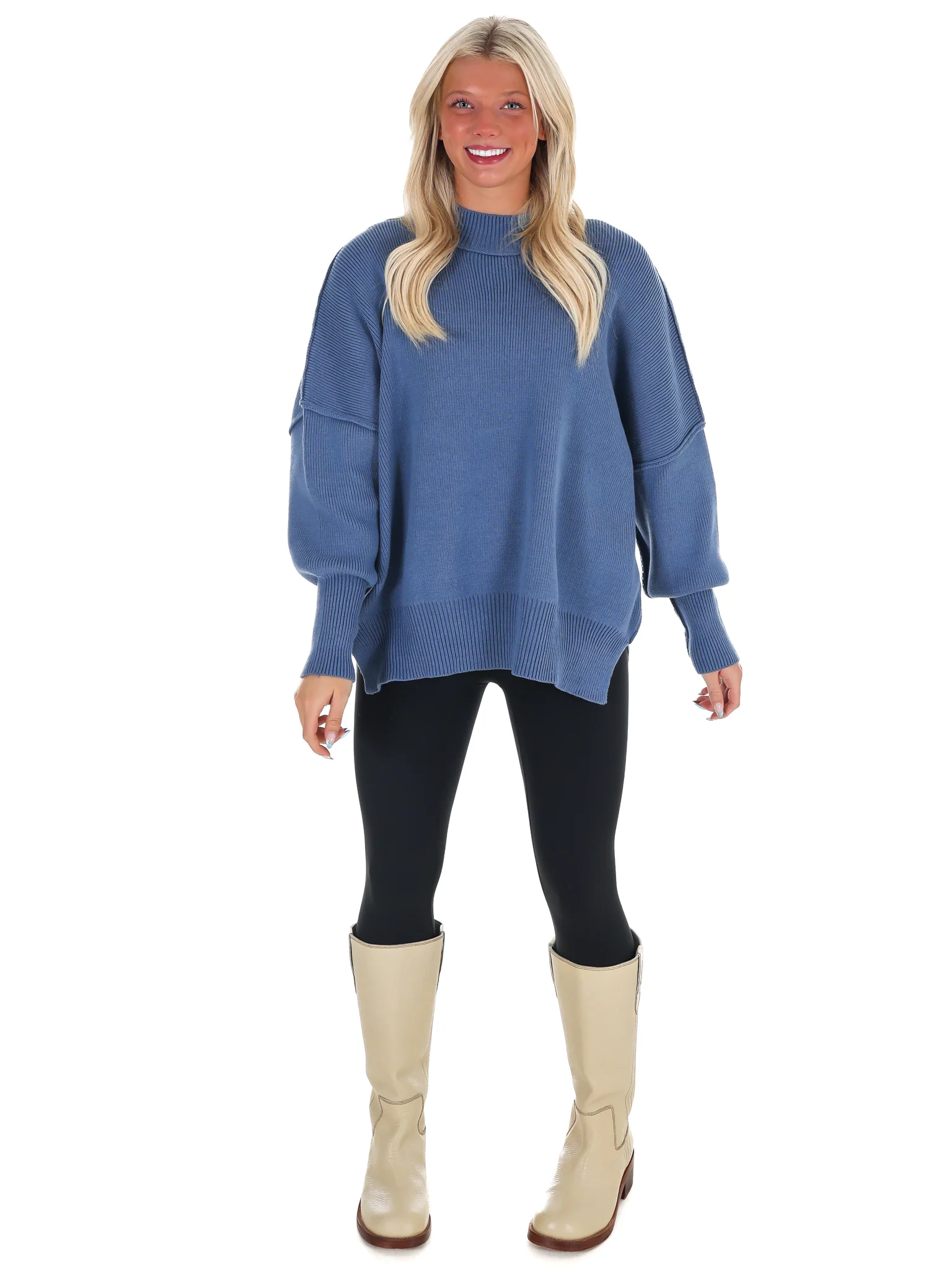 Easy Oversized Ribbed Sweater Doorbuster - Image 41