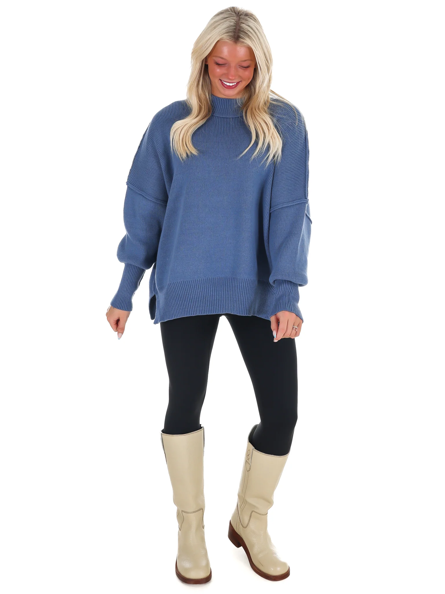 Easy Oversized Ribbed Sweater Doorbuster - Image 45