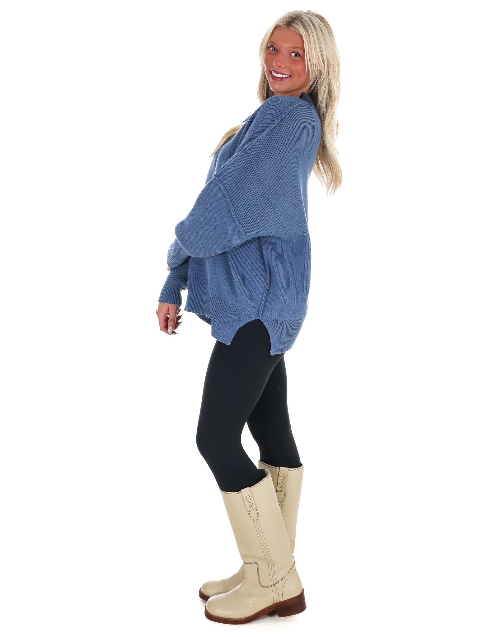 Easy Oversized Ribbed Sweater Doorbuster - Image 48