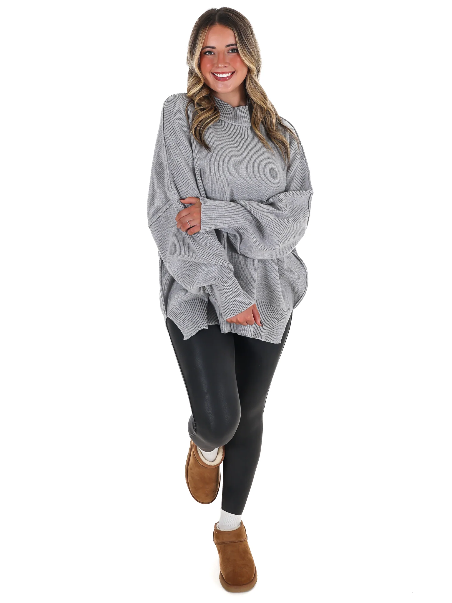 Easy Oversized Ribbed Sweater Doorbuster - Image 61