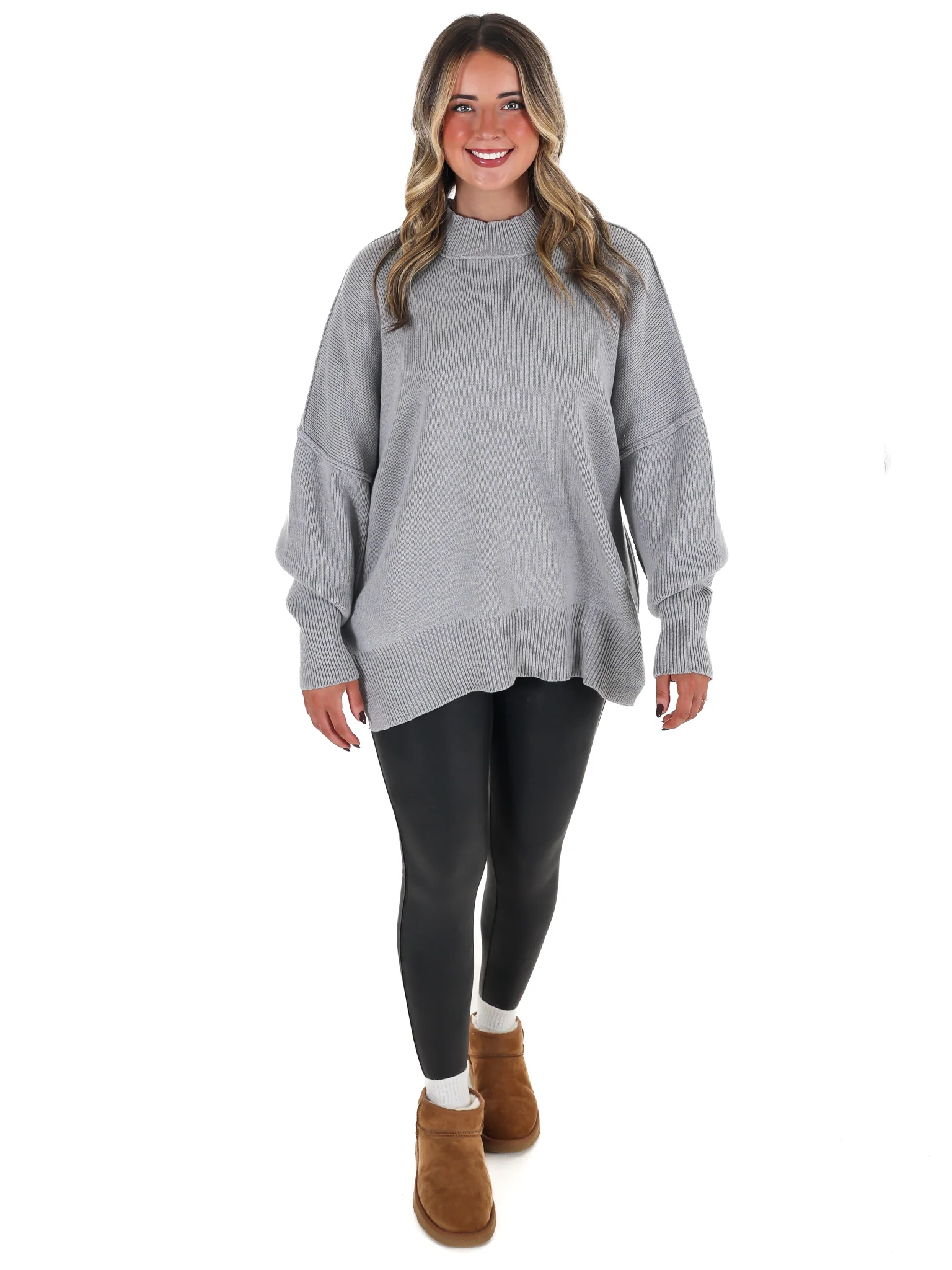 Easy Oversized Ribbed Sweater Doorbuster - Image 65