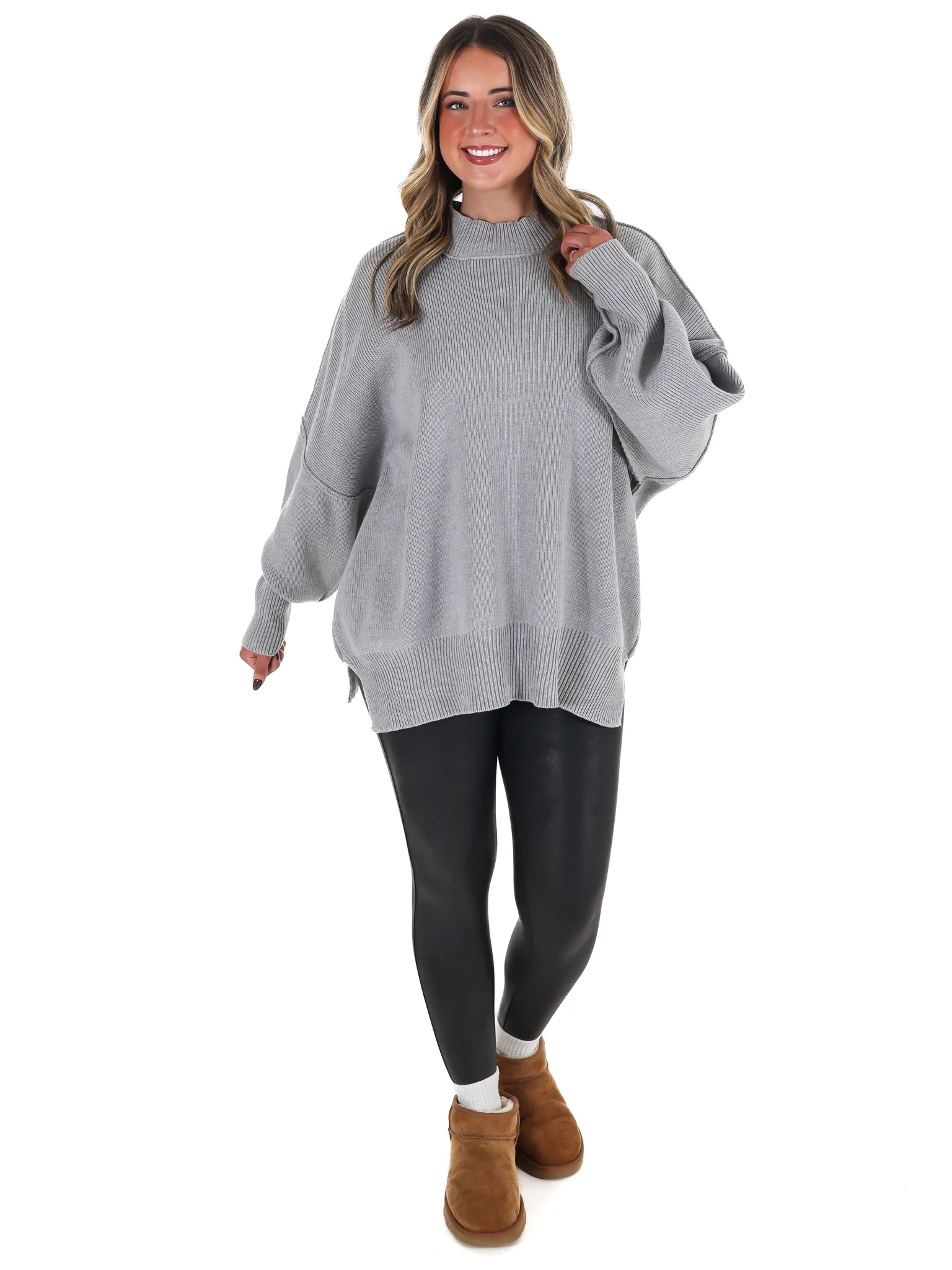 Easy Oversized Ribbed Sweater Doorbuster - Image 67