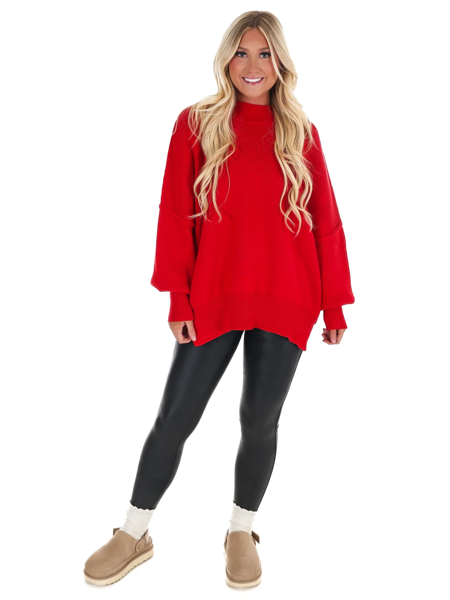 Easy Oversized Ribbed Sweater Doorbuster - Image 71