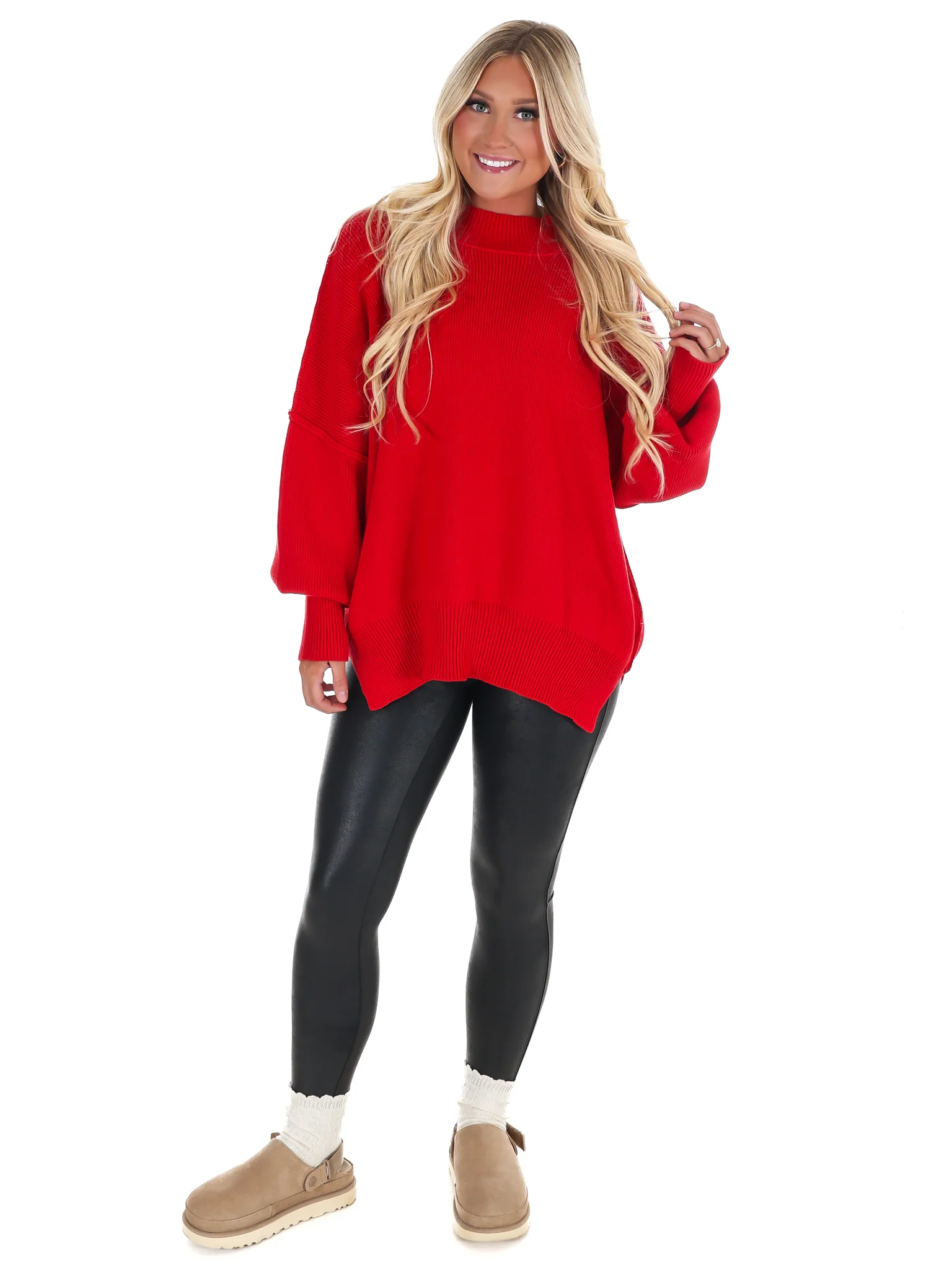 Easy Oversized Ribbed Sweater Doorbuster - Image 73