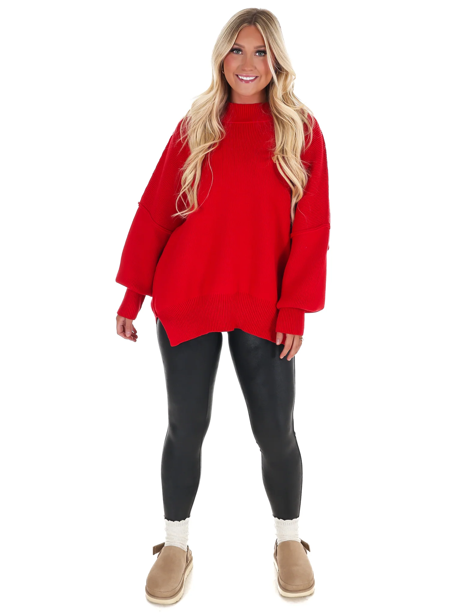 Easy Oversized Ribbed Sweater Doorbuster - Image 75