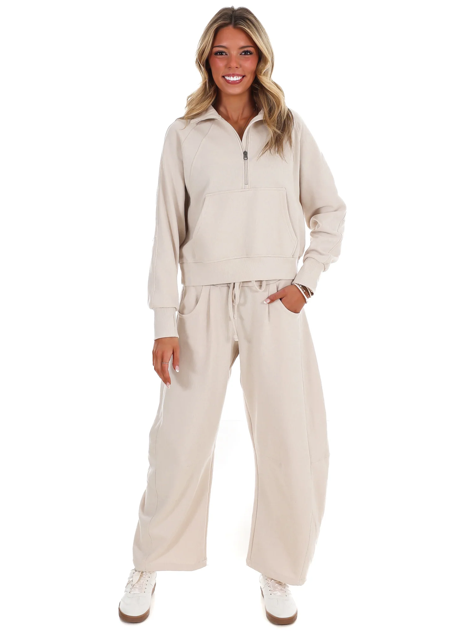Easy Wear Fleece Half Zip Pullover - Image 18