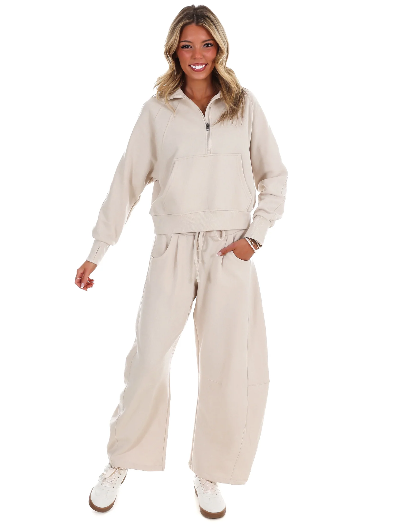 Easy Wear Fleece Half Zip Pullover - Image 20