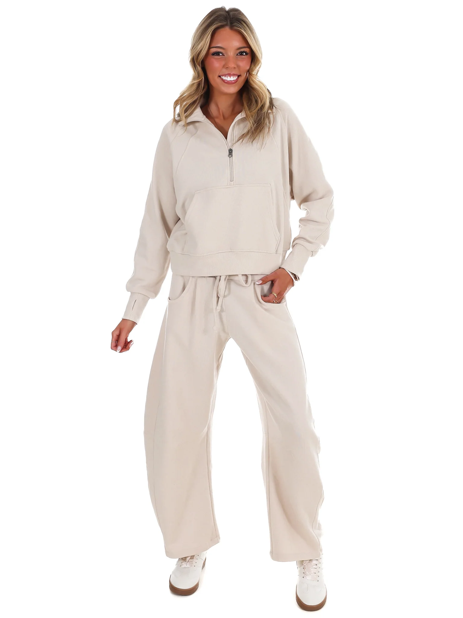 Easy Wear Fleece Half Zip Pullover - Image 23