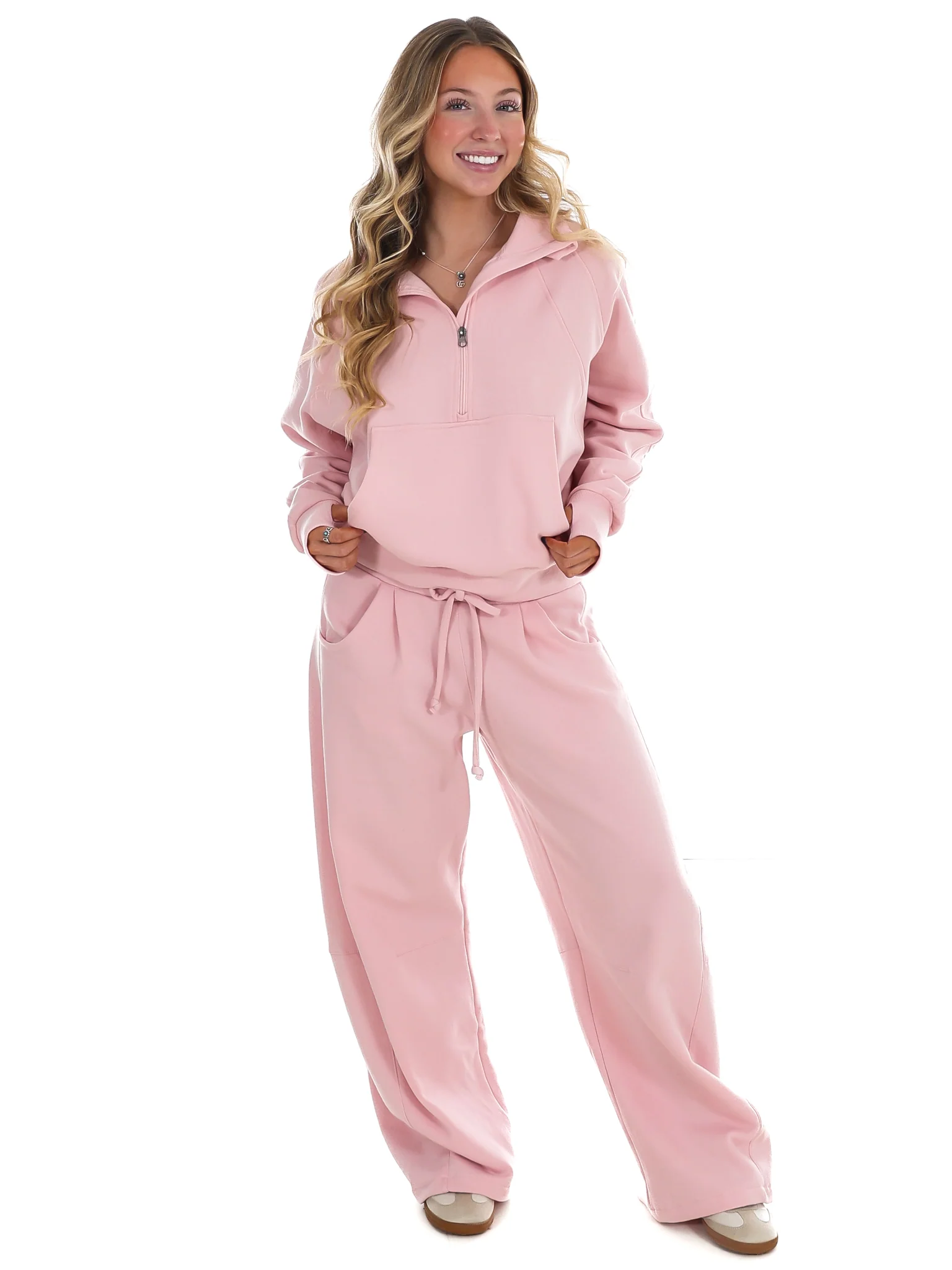 Easy Wear Fleece Half Zip Pullover - Image 6