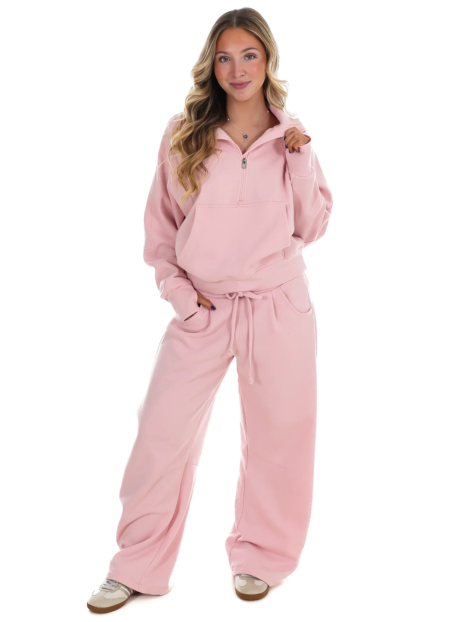 Easy Wear Fleece Half Zip Pullover - Image 7