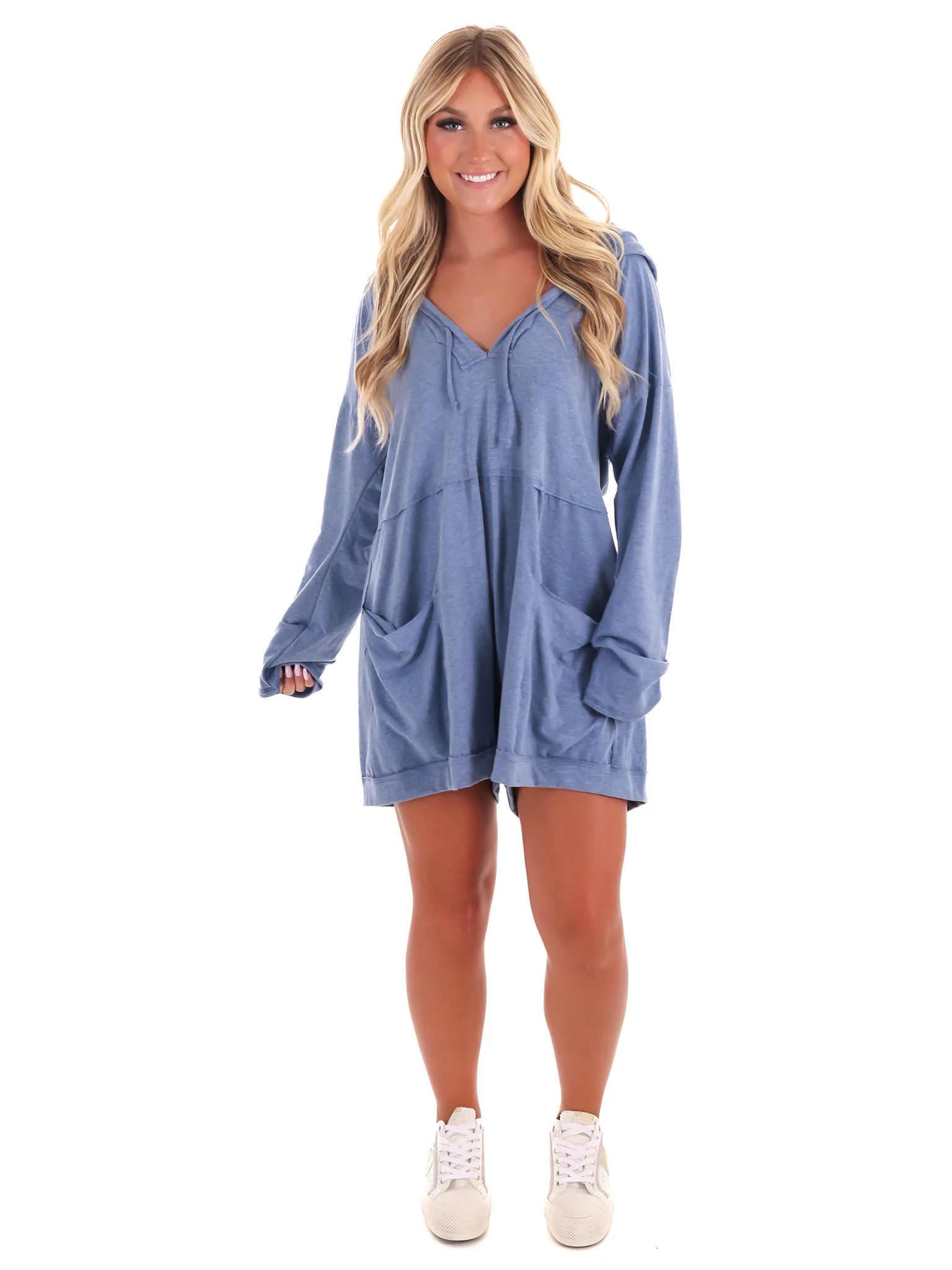 Effortless Style Hoodie Romper - Image 2