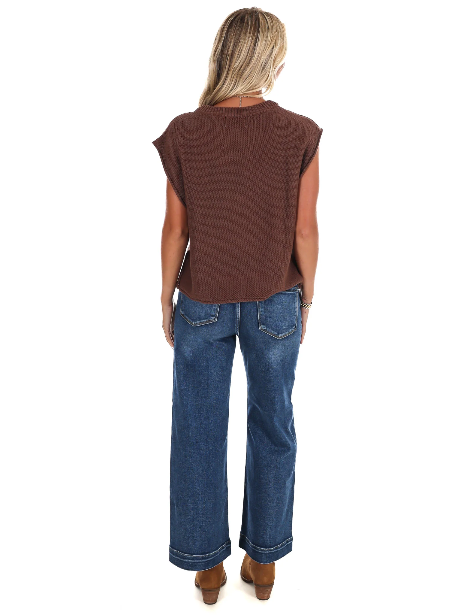 Ember Glow Sweater Vest Top - Image 7