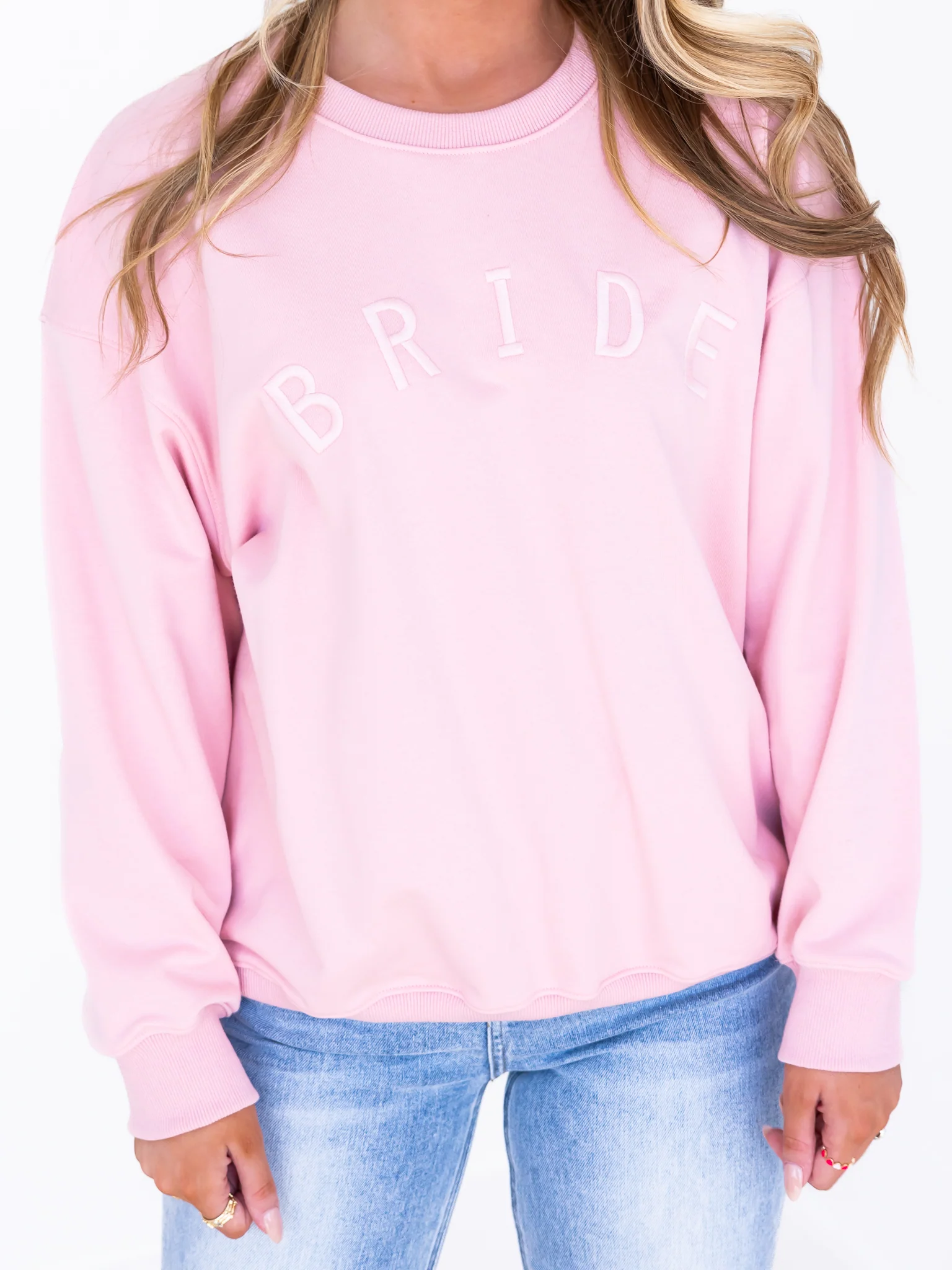 Embroidered Bride Sweatshirt - Image 4