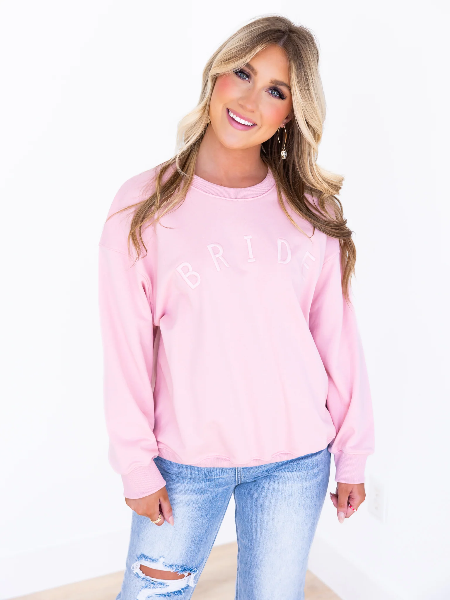 Embroidered Bride Sweatshirt - Image 5