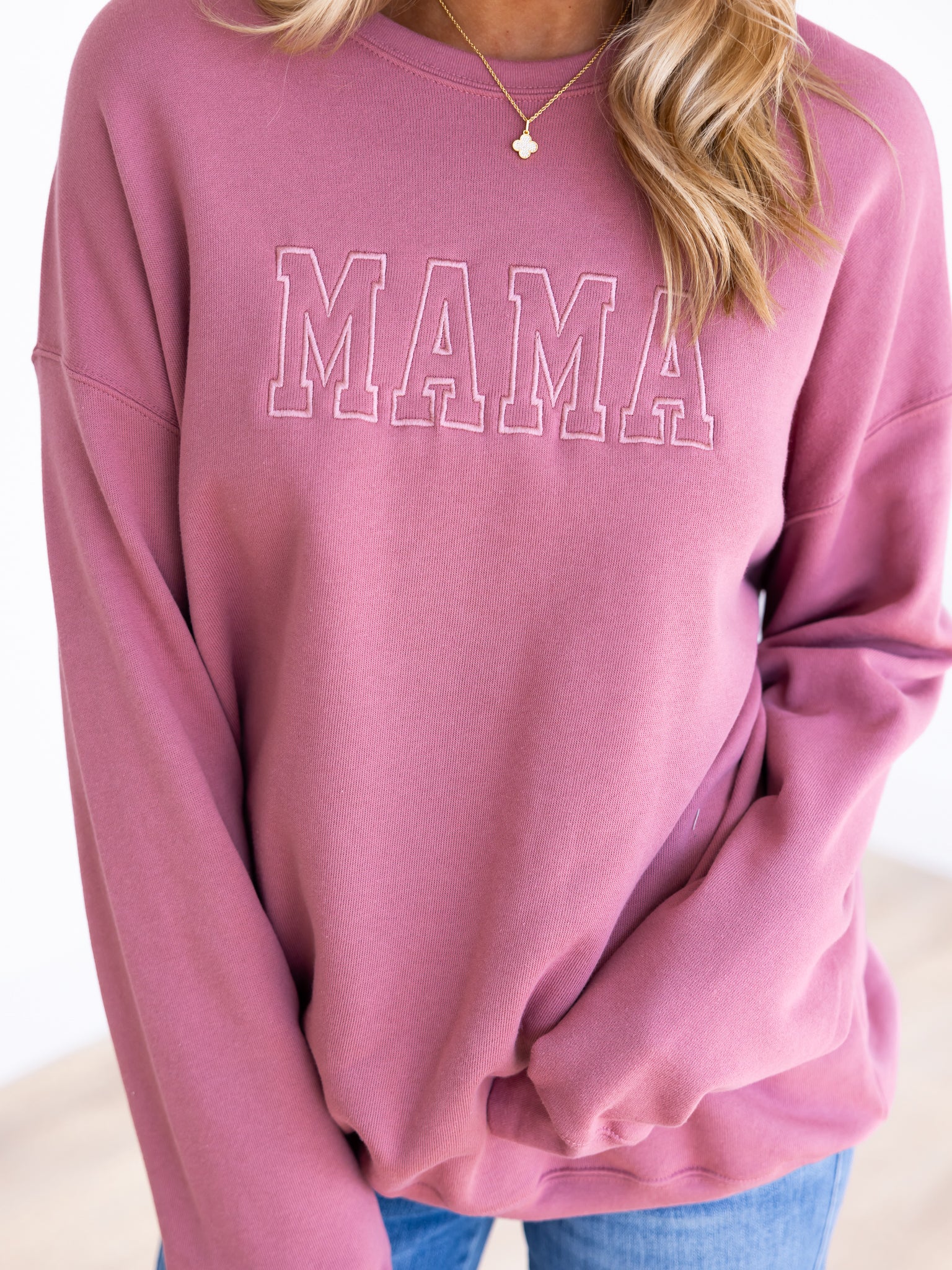 Embroidered MAMA Sweatshirt - Image 12