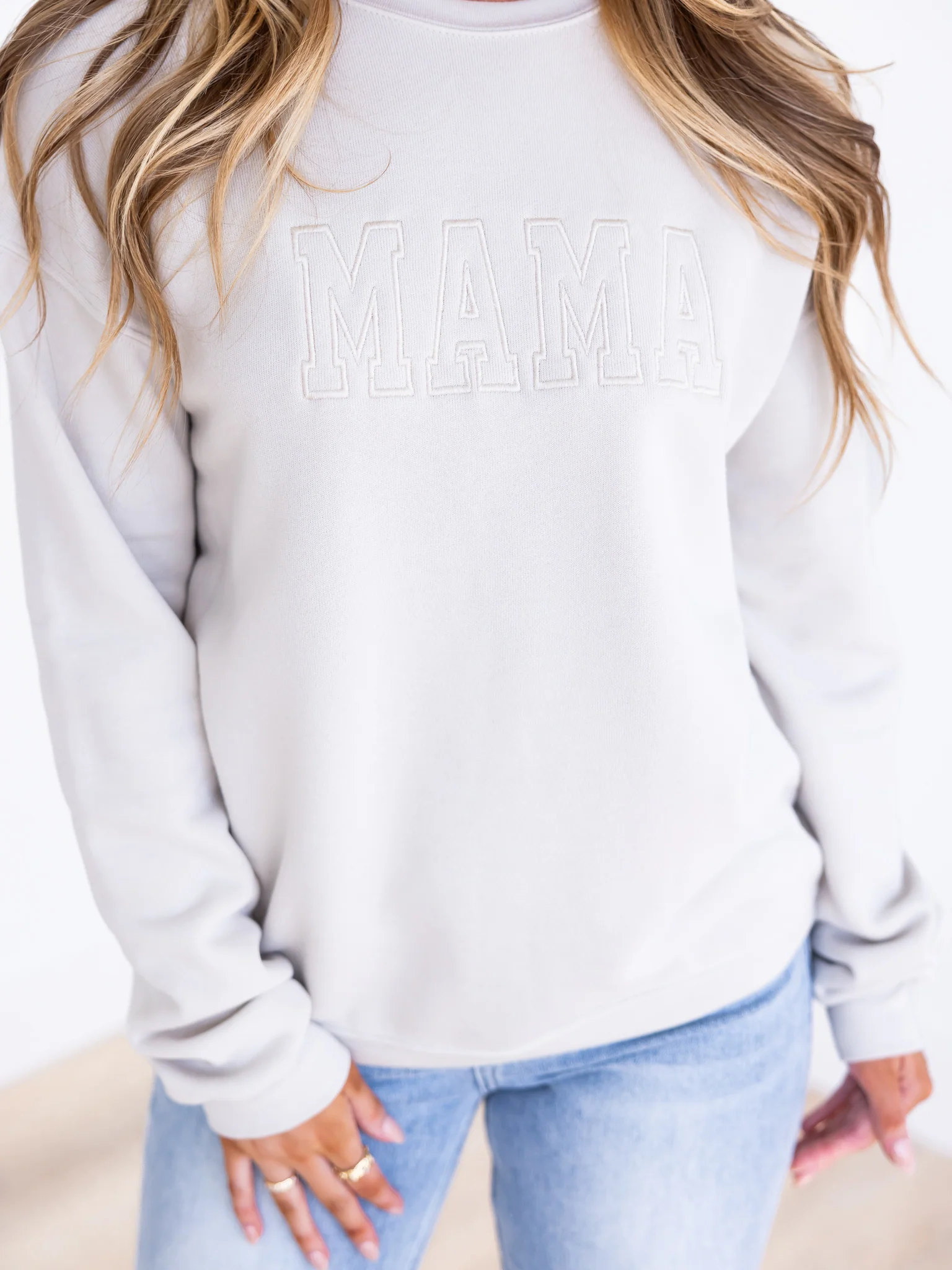 Embroidered MAMA Sweatshirt - Image 6