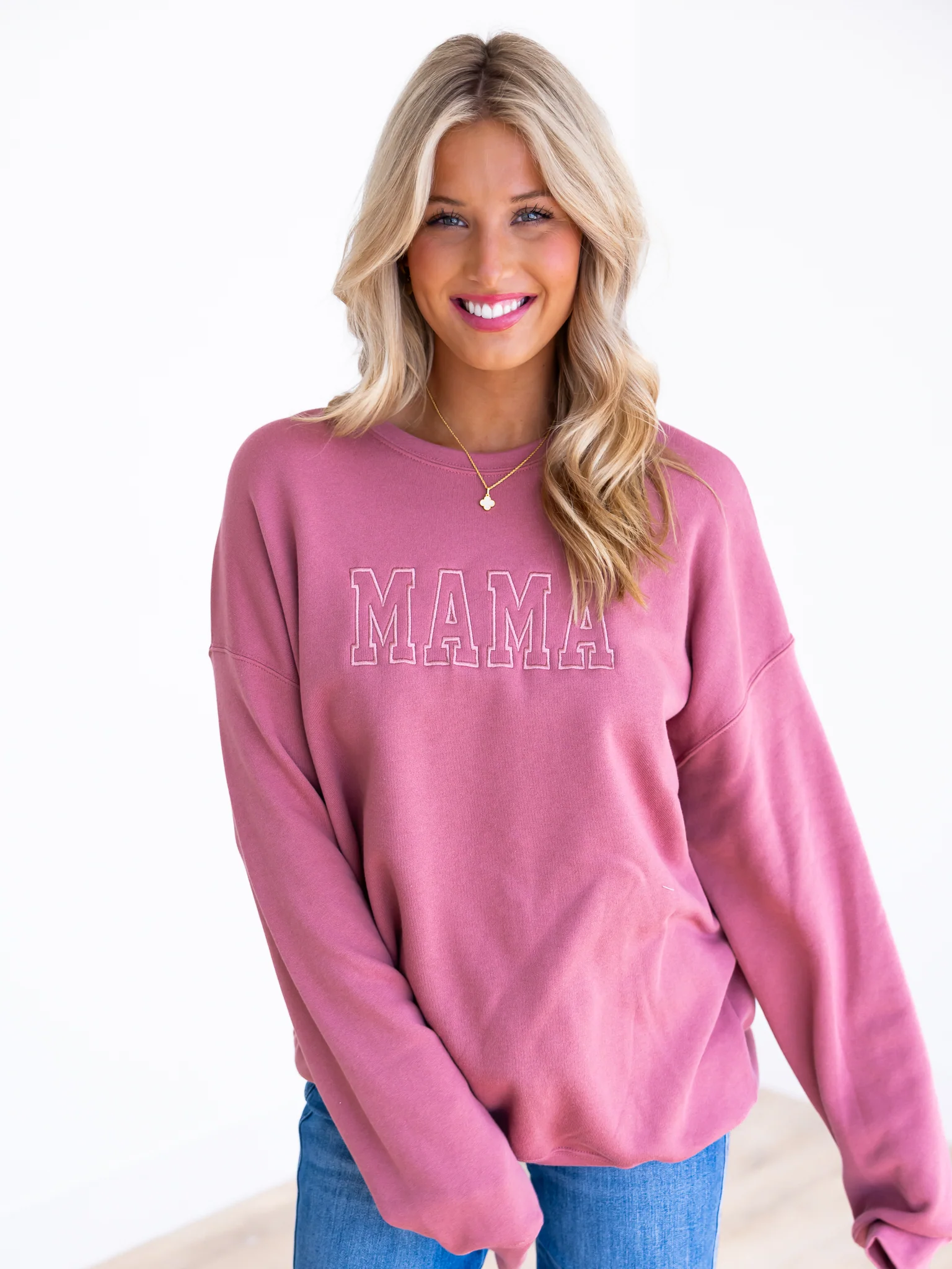 Embroidered MAMA Sweatshirt - Image 8
