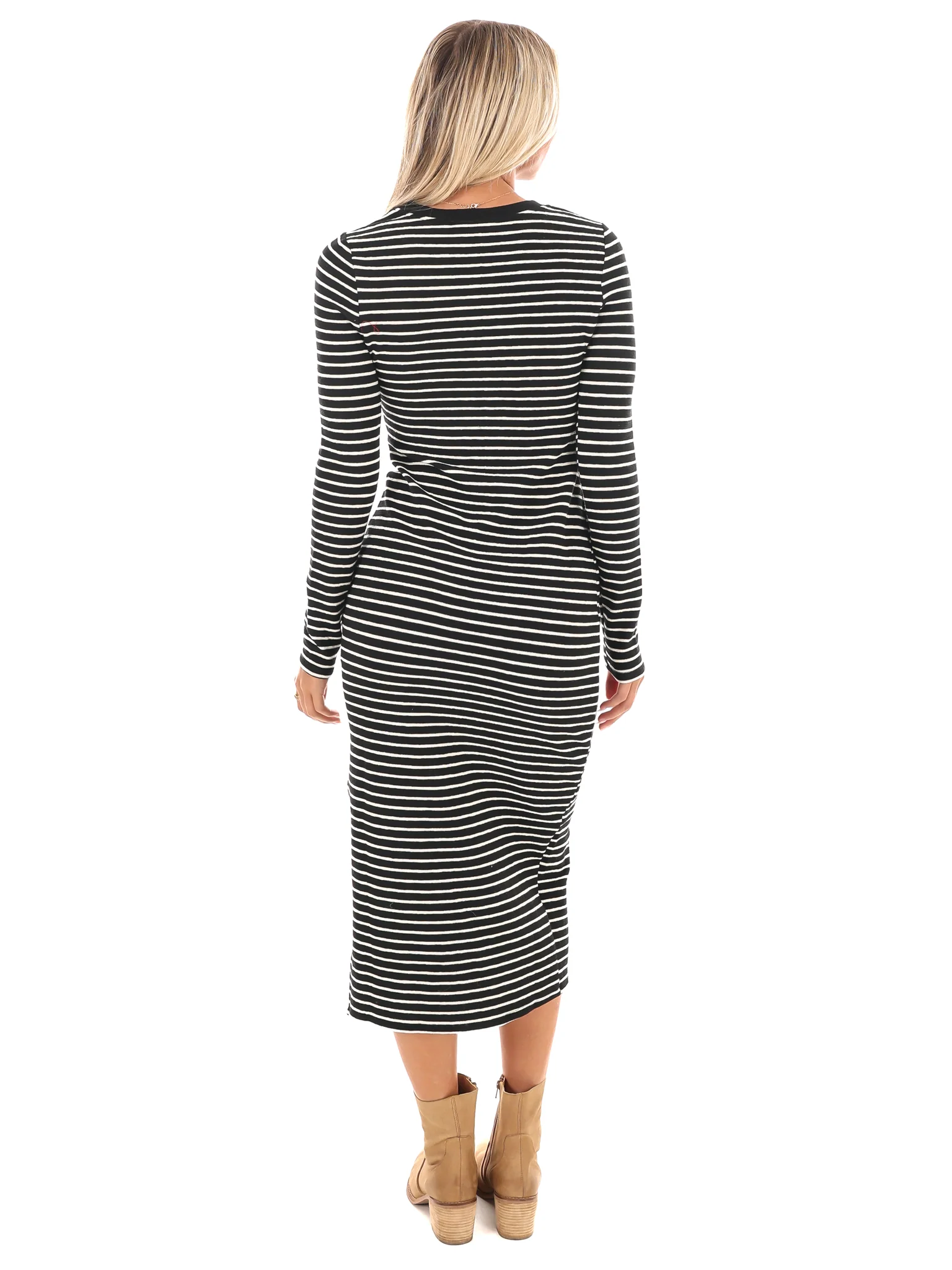 Endless Horizon Stripe Midi Dress - Image 6
