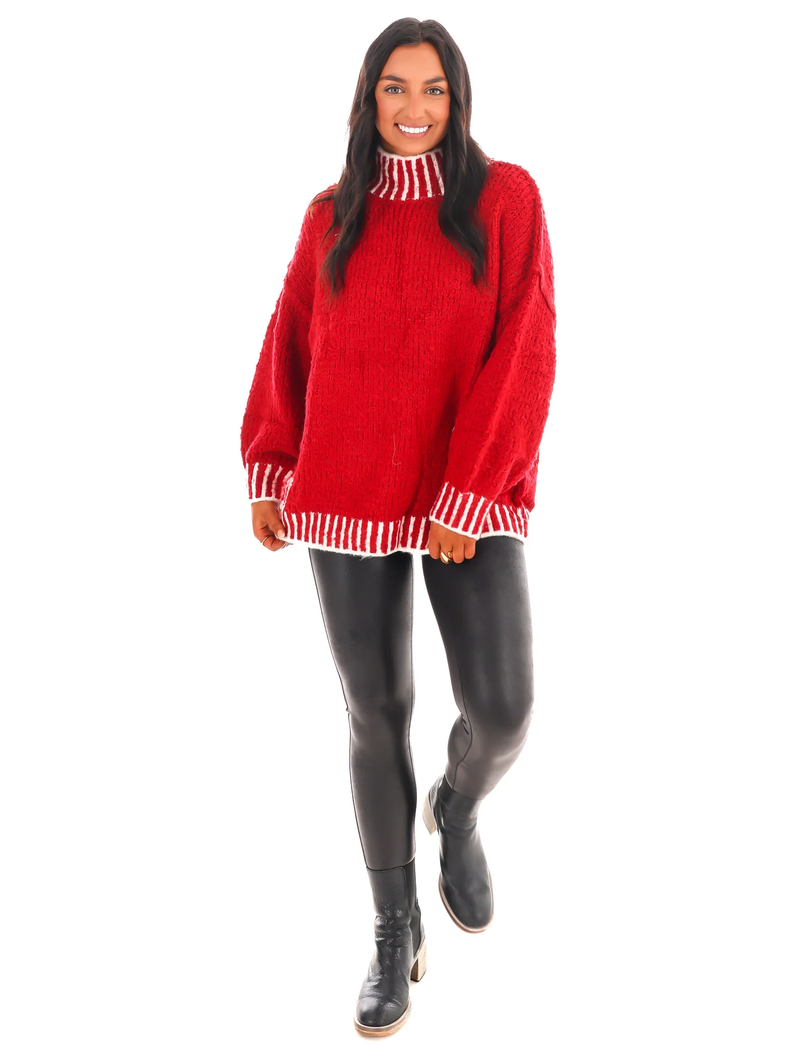 Endless Journey Contrast Sweater Top - Image 11