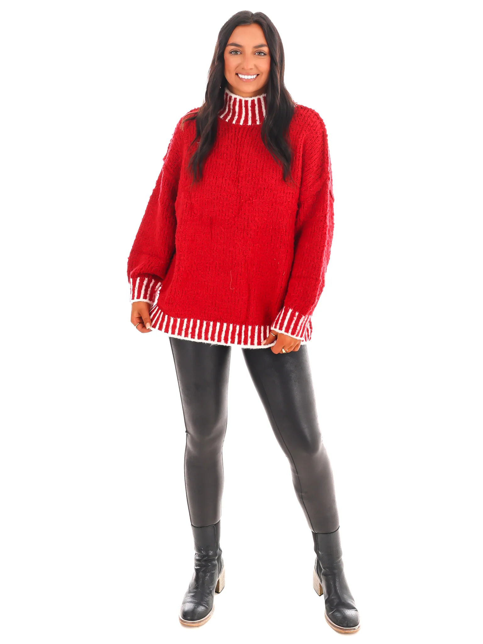 Endless Journey Contrast Sweater Top - Image 9
