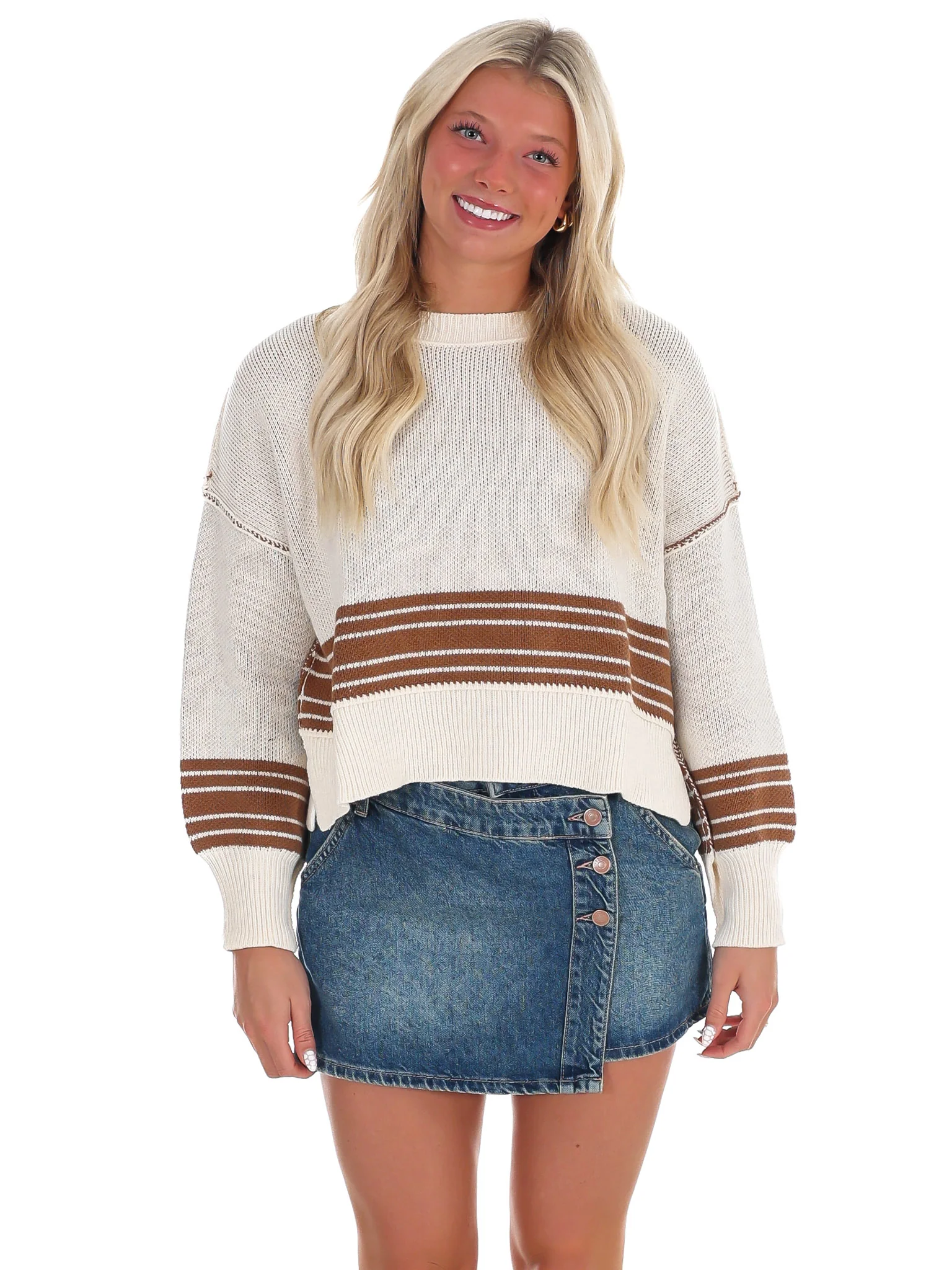Endlessly Vintage Stripe Sweater - Image 3