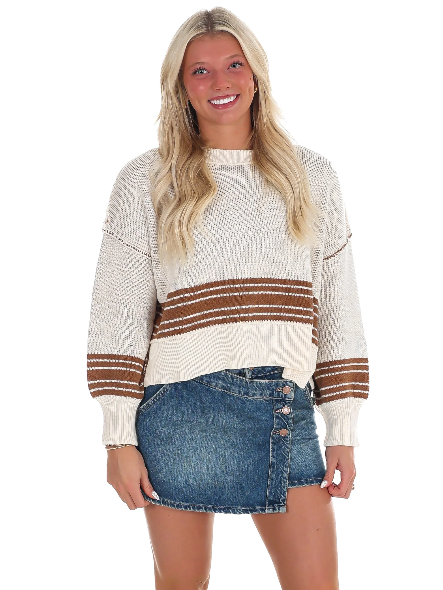Endlessly Vintage Stripe Sweater - Image 5