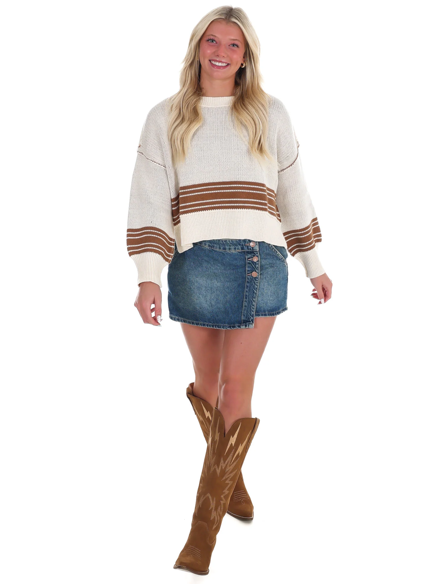 Endlessly Vintage Stripe Sweater - Image 7