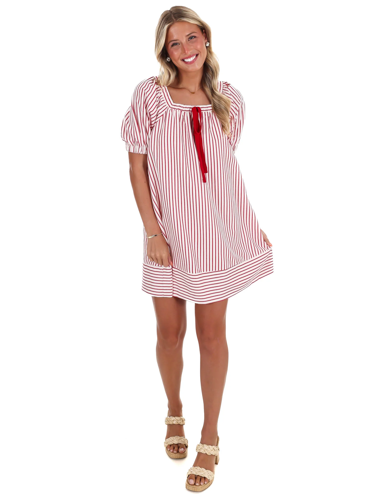 Enough for Me Stripe Mini Dress - Image 11